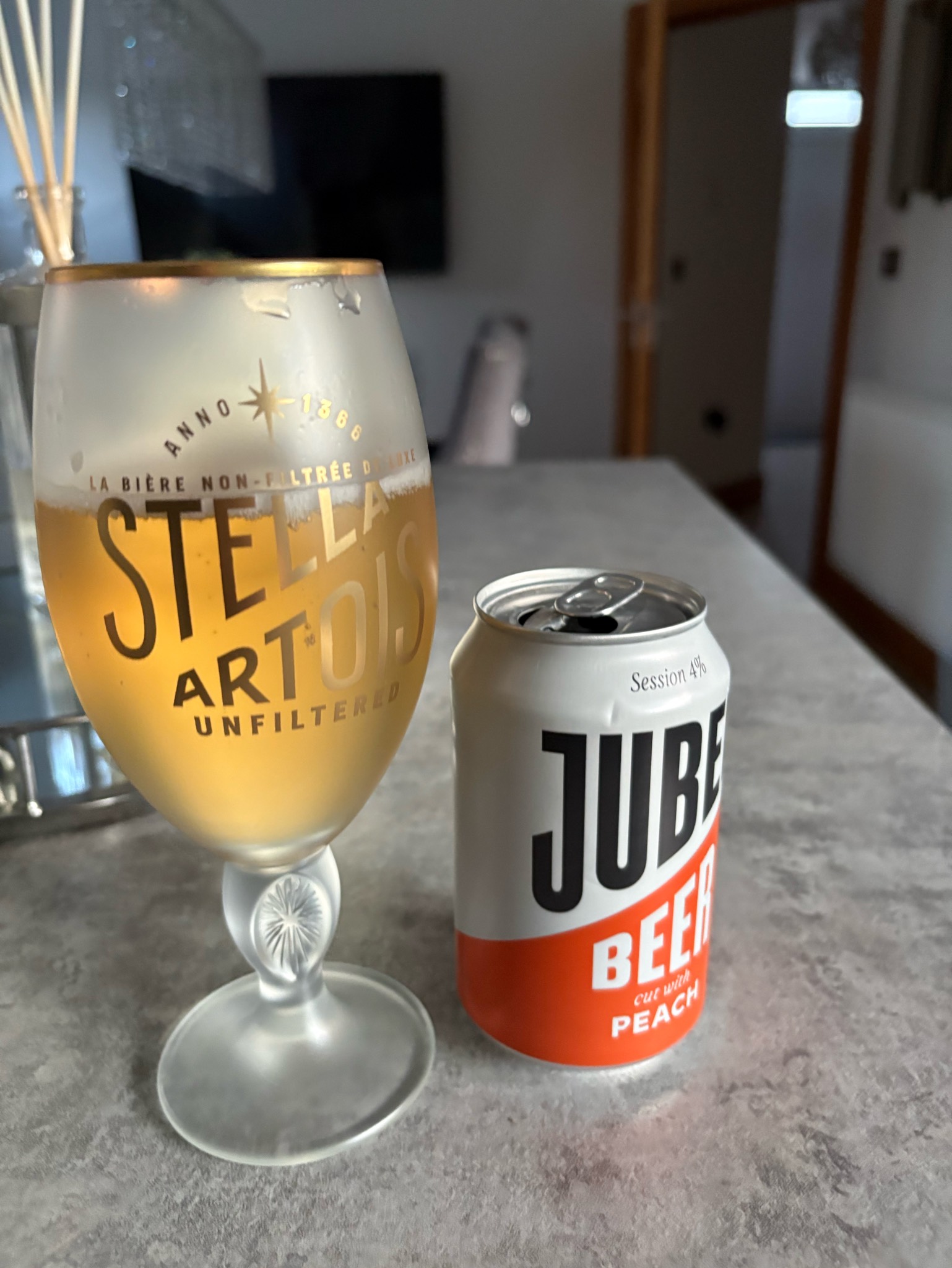 Beer Cut With Peach, England