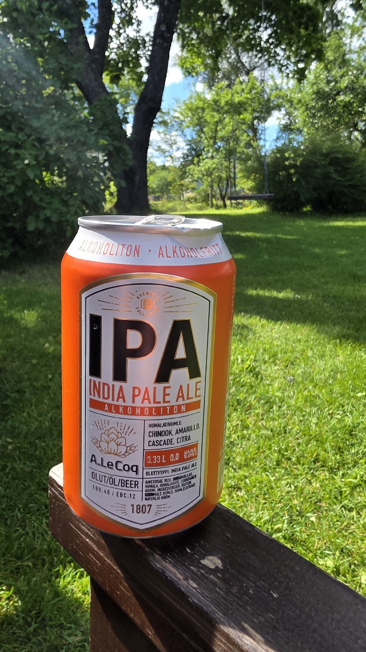 IPA Alkoholiton / Non-Alcoholic / Alkoholivaba, A. Le Coq (Olvi)