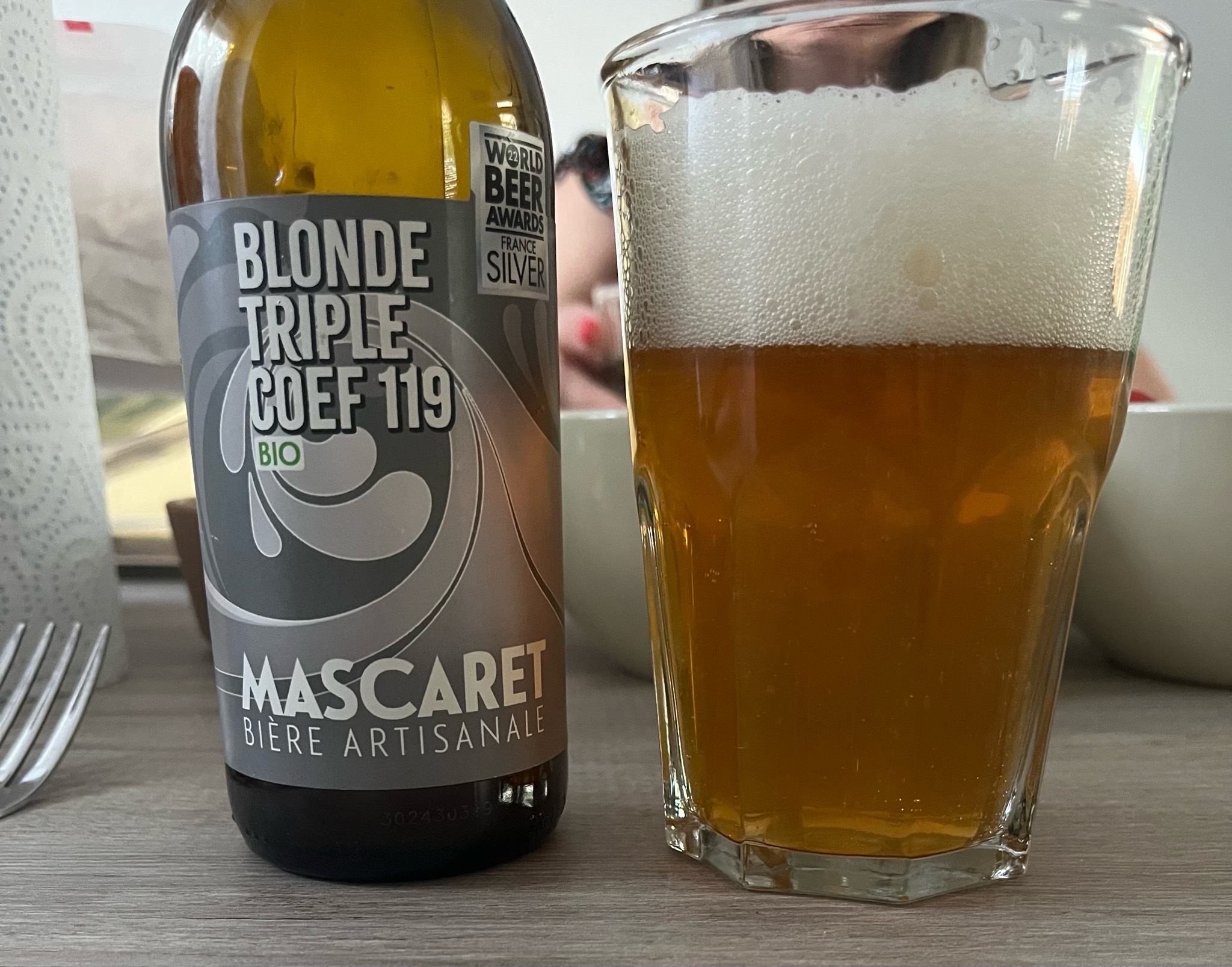 Blonde Triple Coef 119, Brasserie Du Mascaret