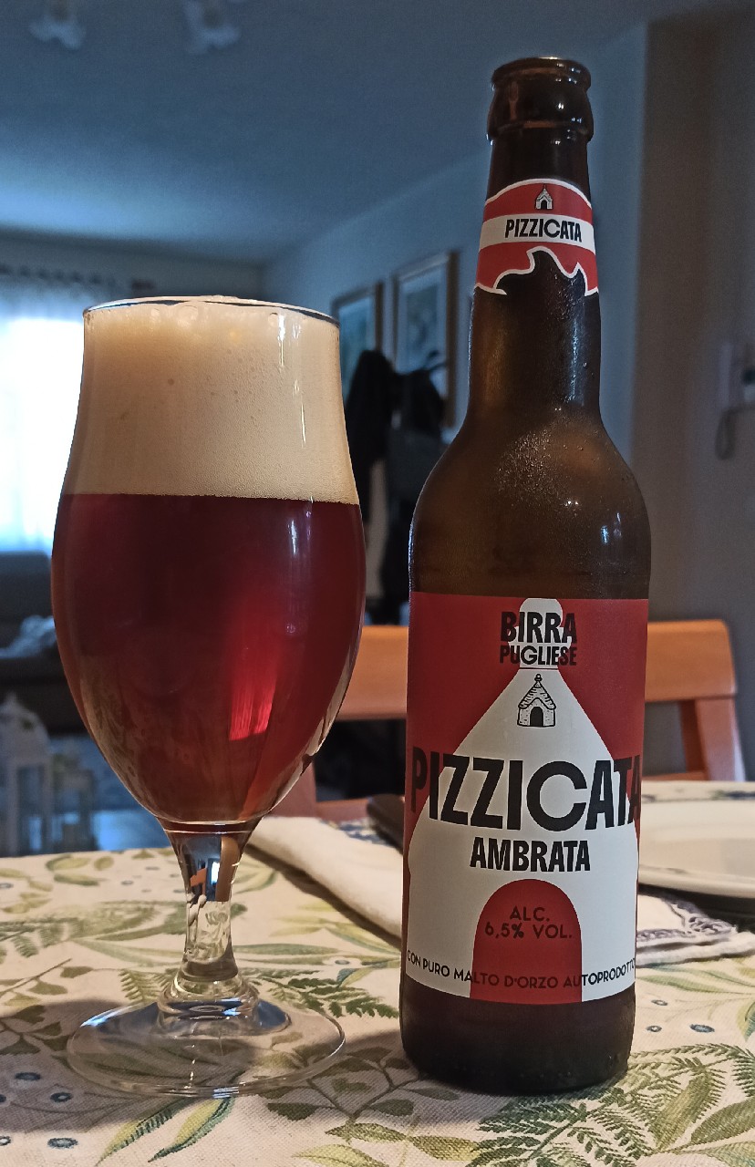 Pizzicata Ambrata, Birra Salento