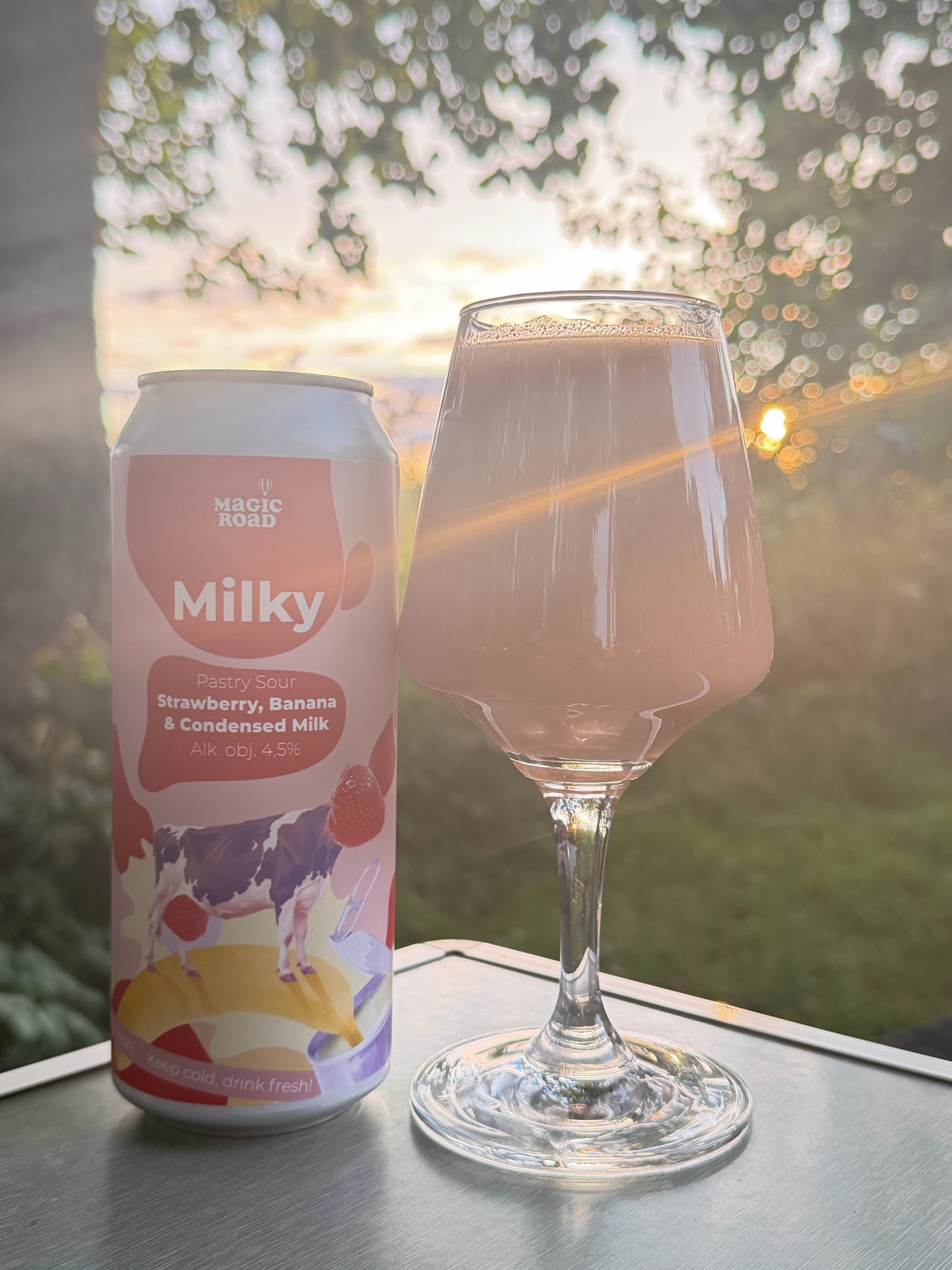Milky - Strawberry, Banana & Condensed Milk, Magic Road
