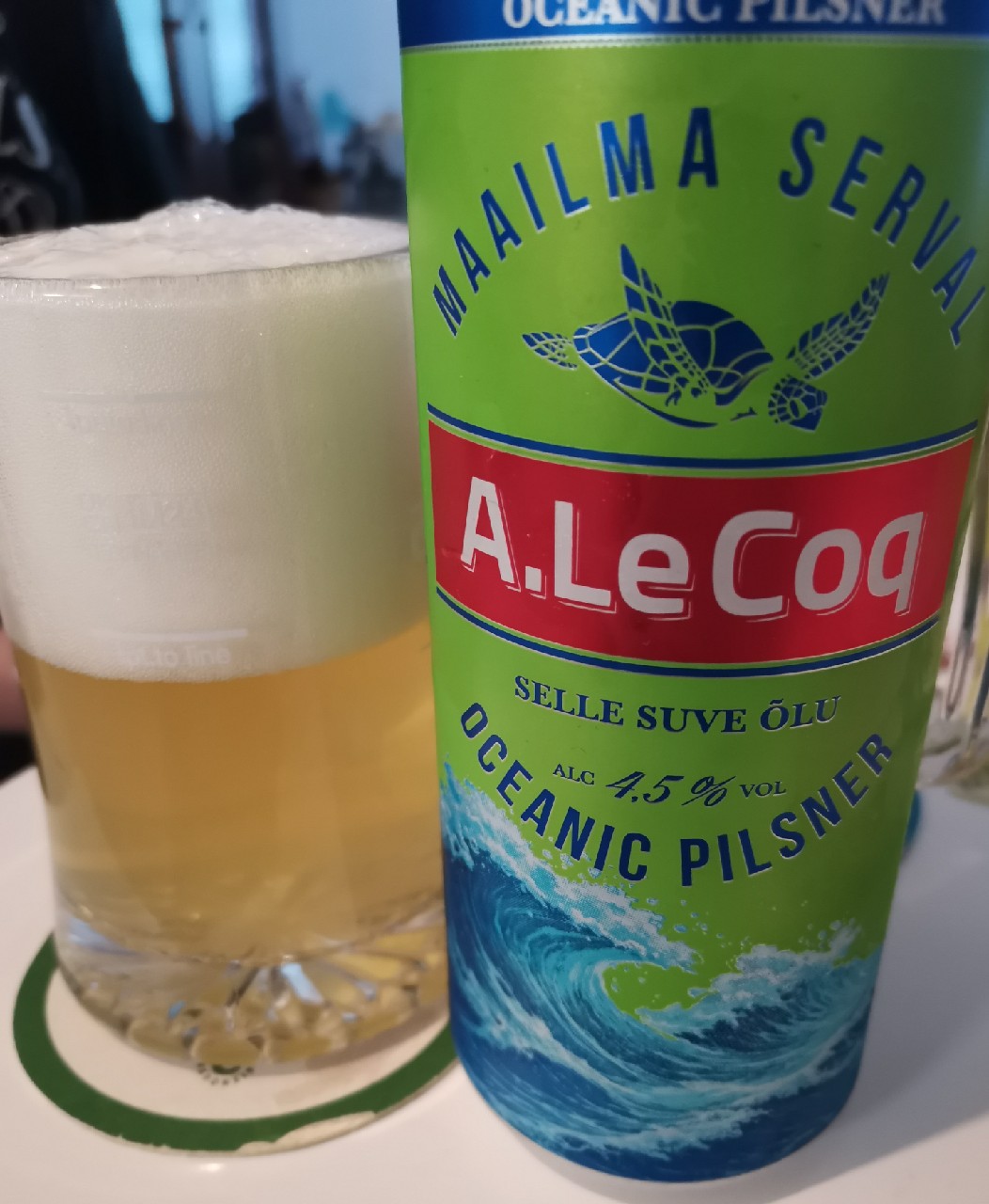 A Le Coq Oceanic Pilsner, Estonia