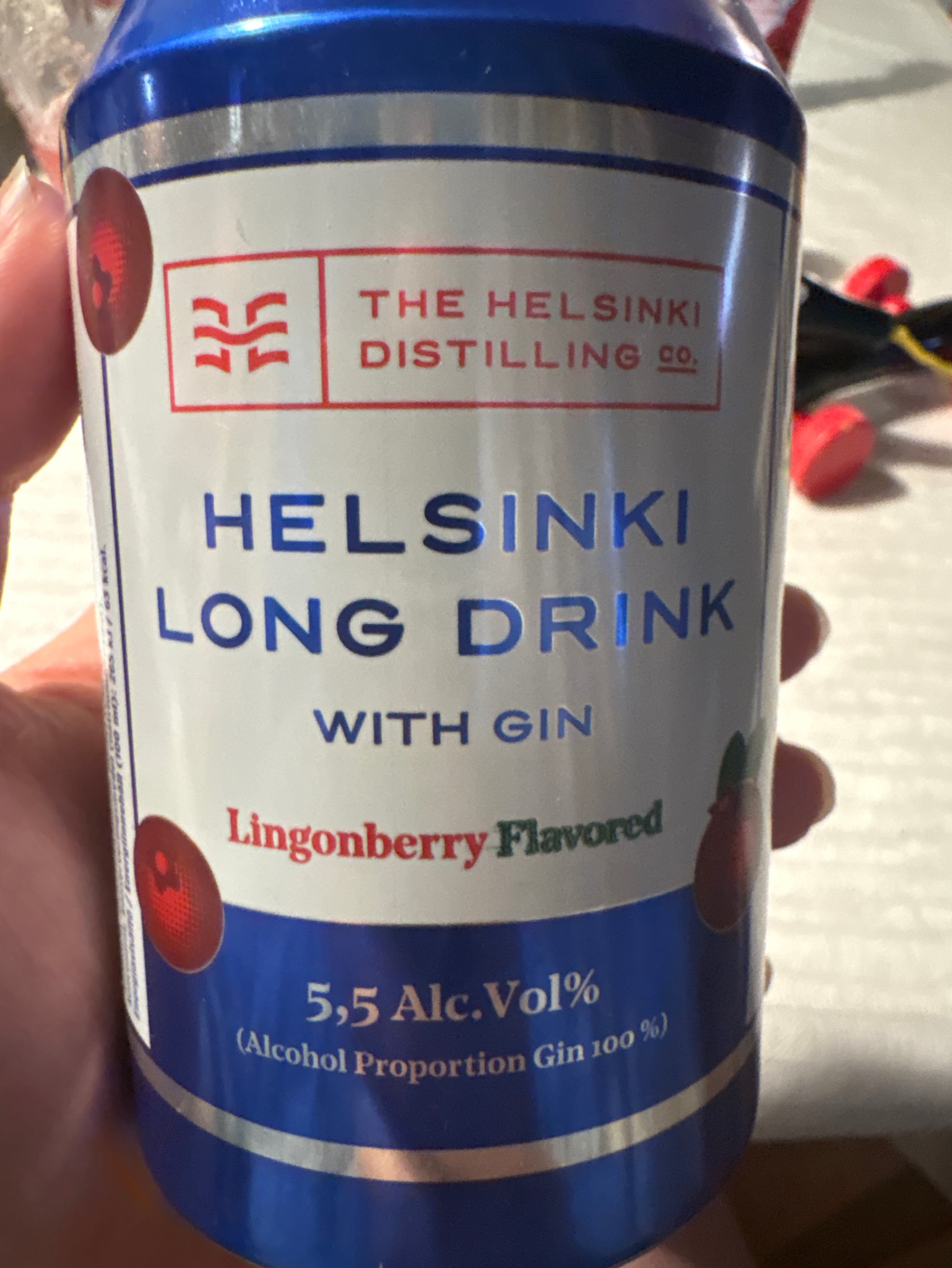 Helsinki Long Drink: Lingonberry, The Helsinki Distilling Co. (Olvi)
