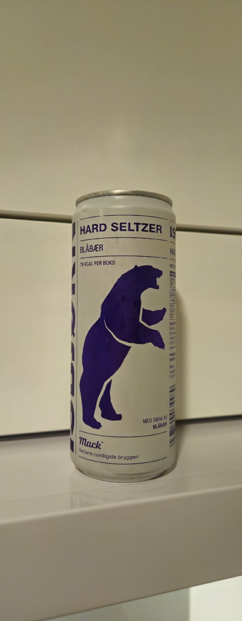 Isbjørn Hard Seltzer - Blåbær, Norway