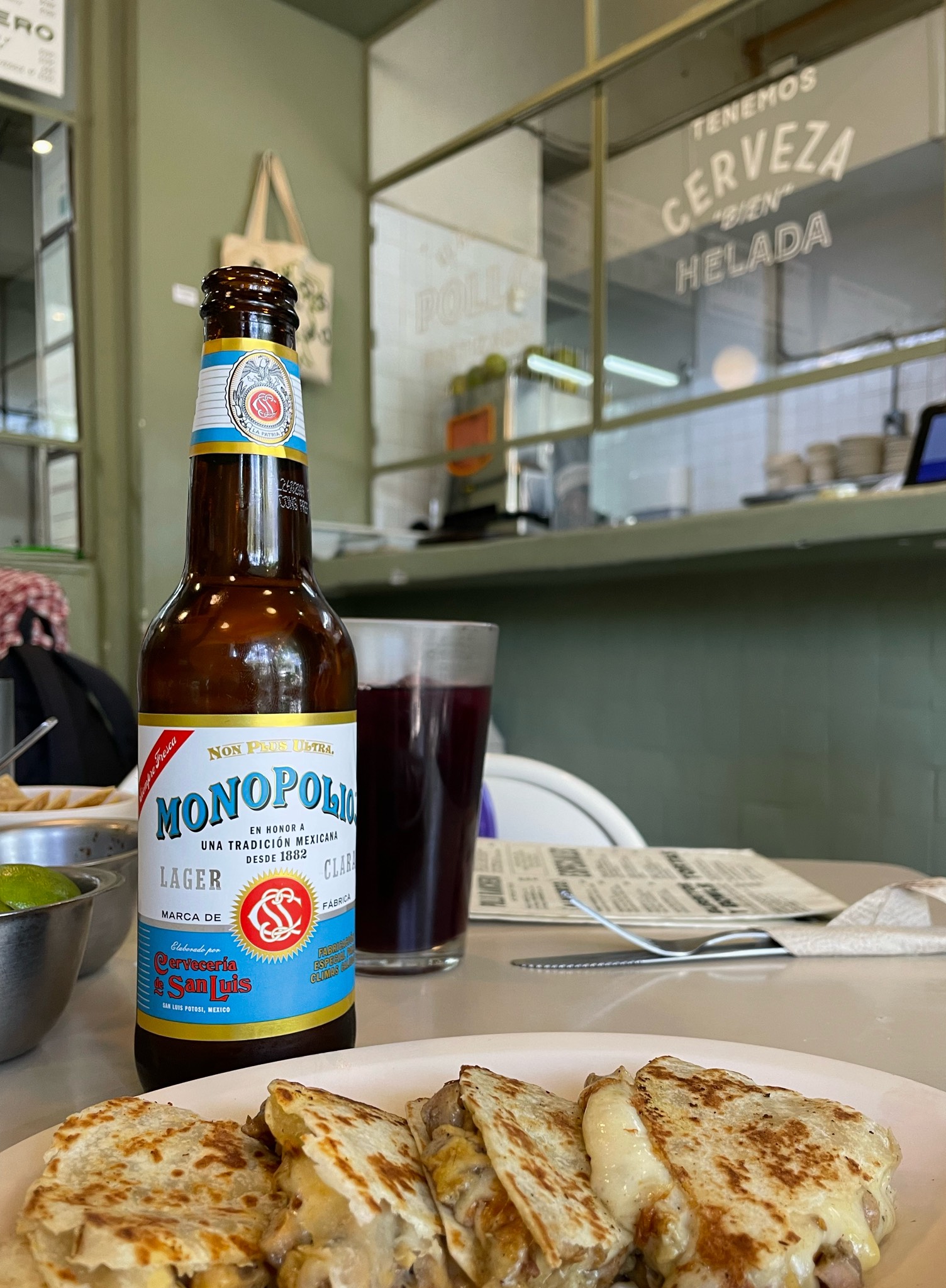 Monopolio Lager Clara, Cervecería de San Luis