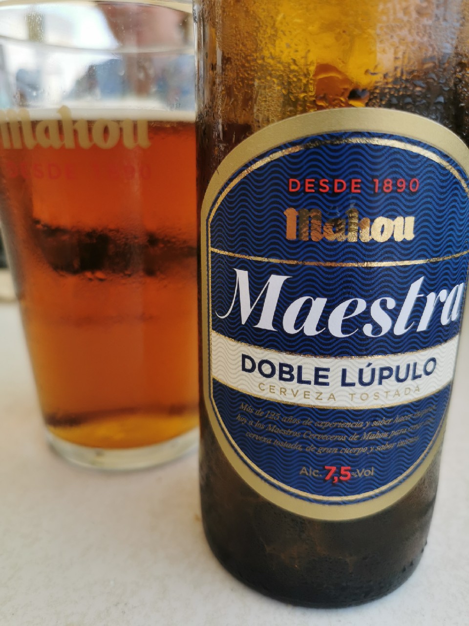Mahou Maestra Cerveza Tostada / Doble Lúpulo, Spain
