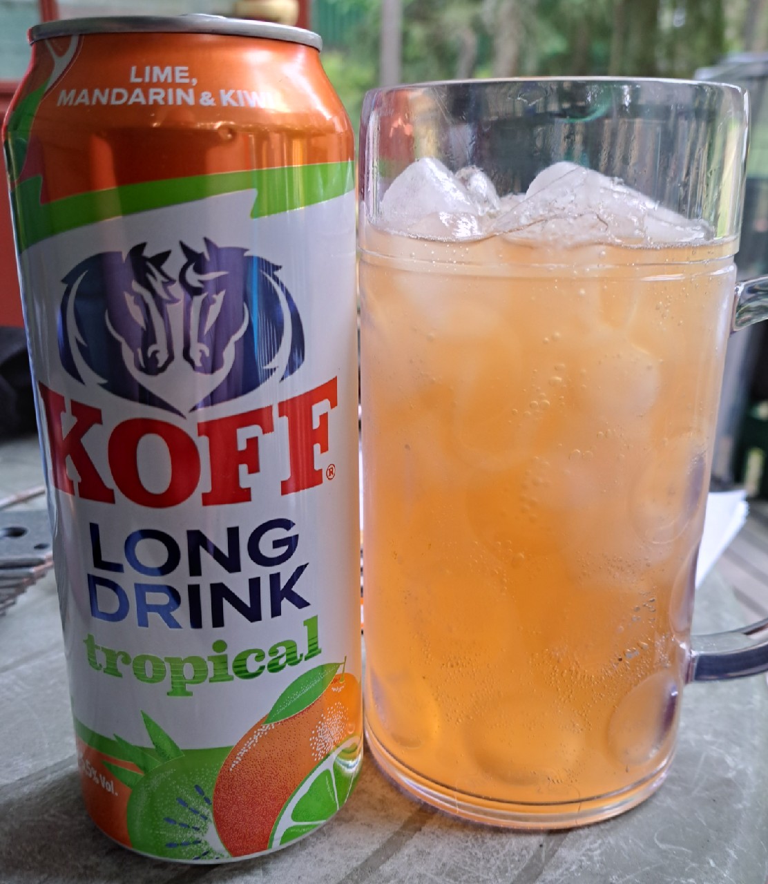 KOFF Long Drink Gin & Tropical Lime-Mandarin-Kiwi, Finland