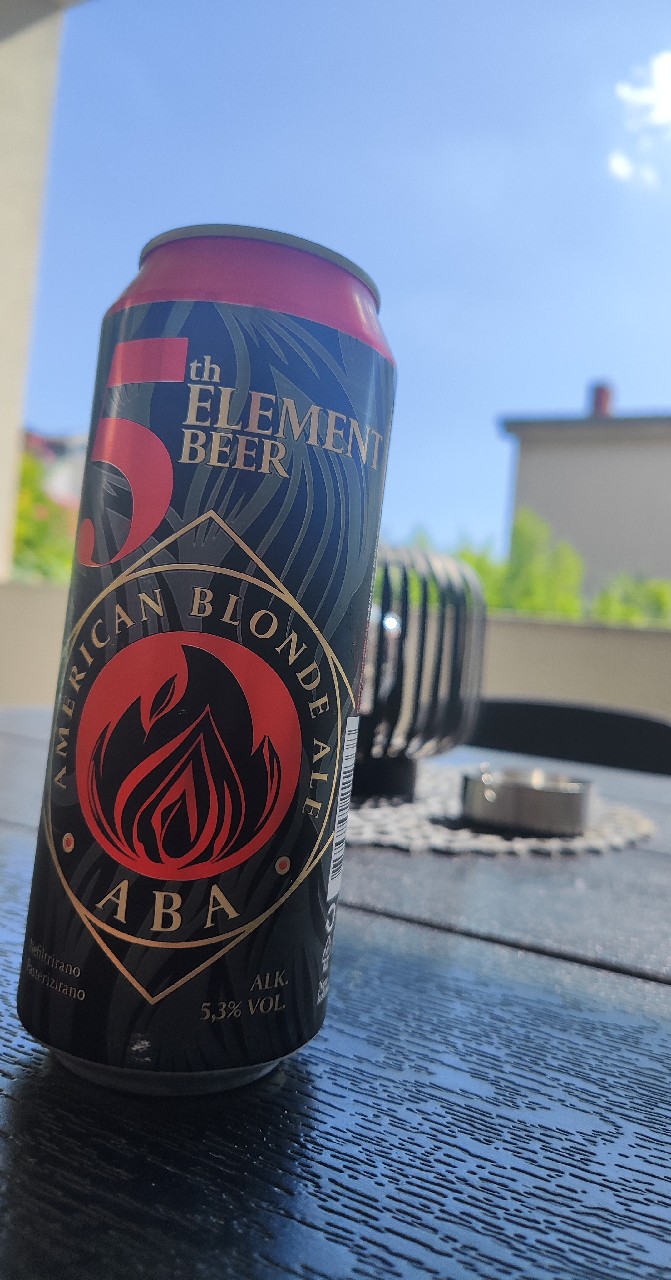 5th Element Beer ABA American Blonde Ale, 5th Element Pivovara