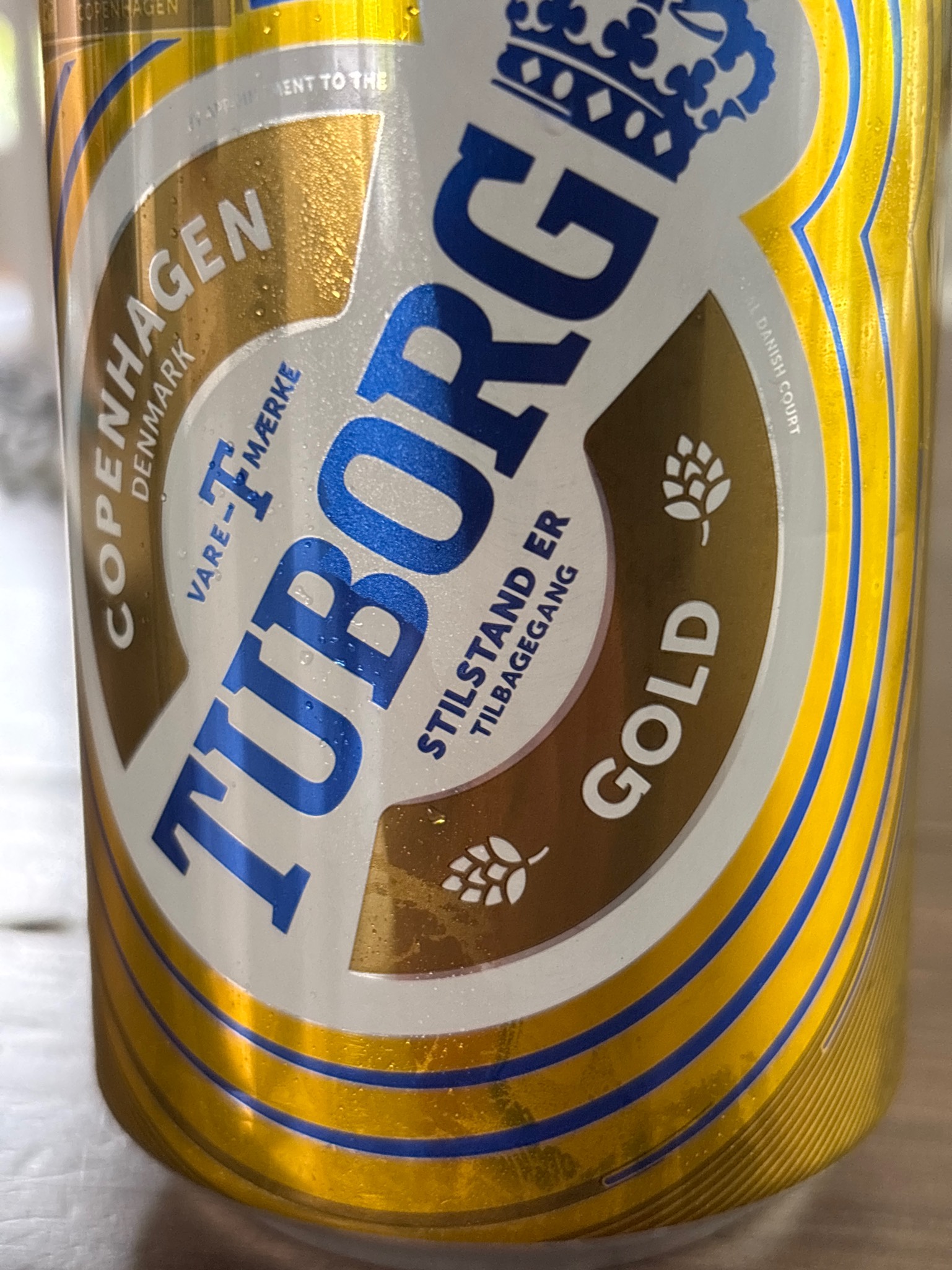 Tuborg Gold, Denmark