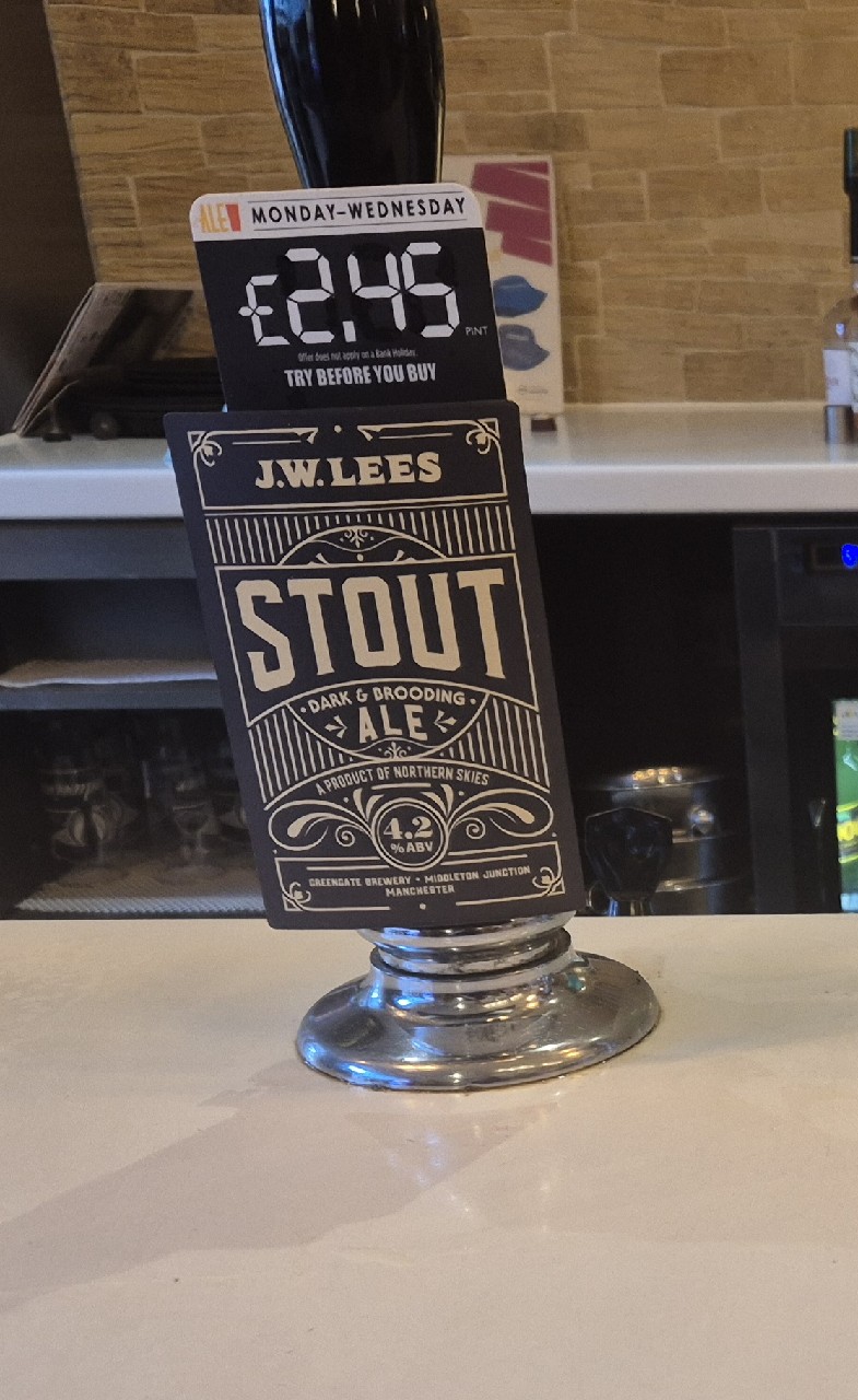 Jw Lees Stout, J.W. Lees Brewery