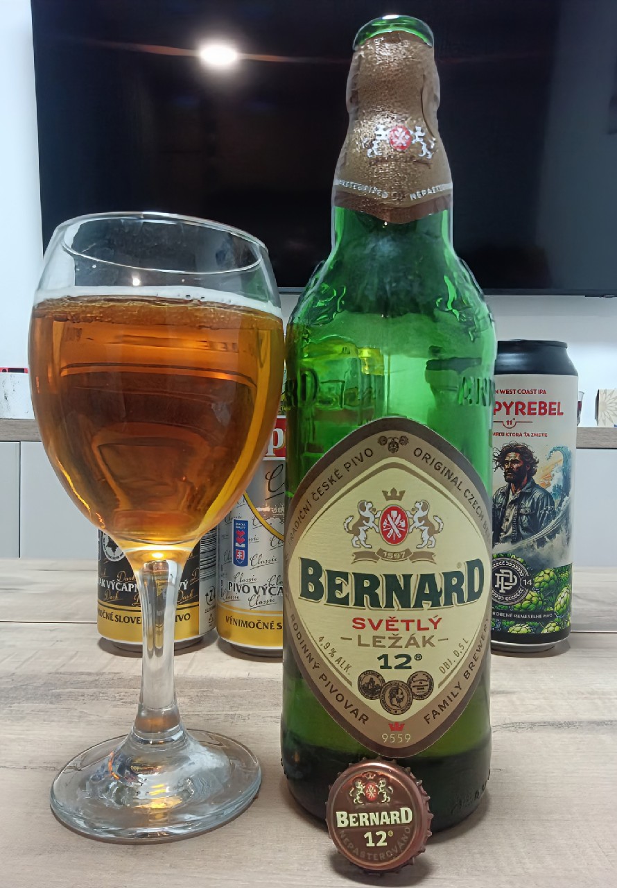 Bernard Bohemian Lager / Světlý Ležák 12°, Czech Republic