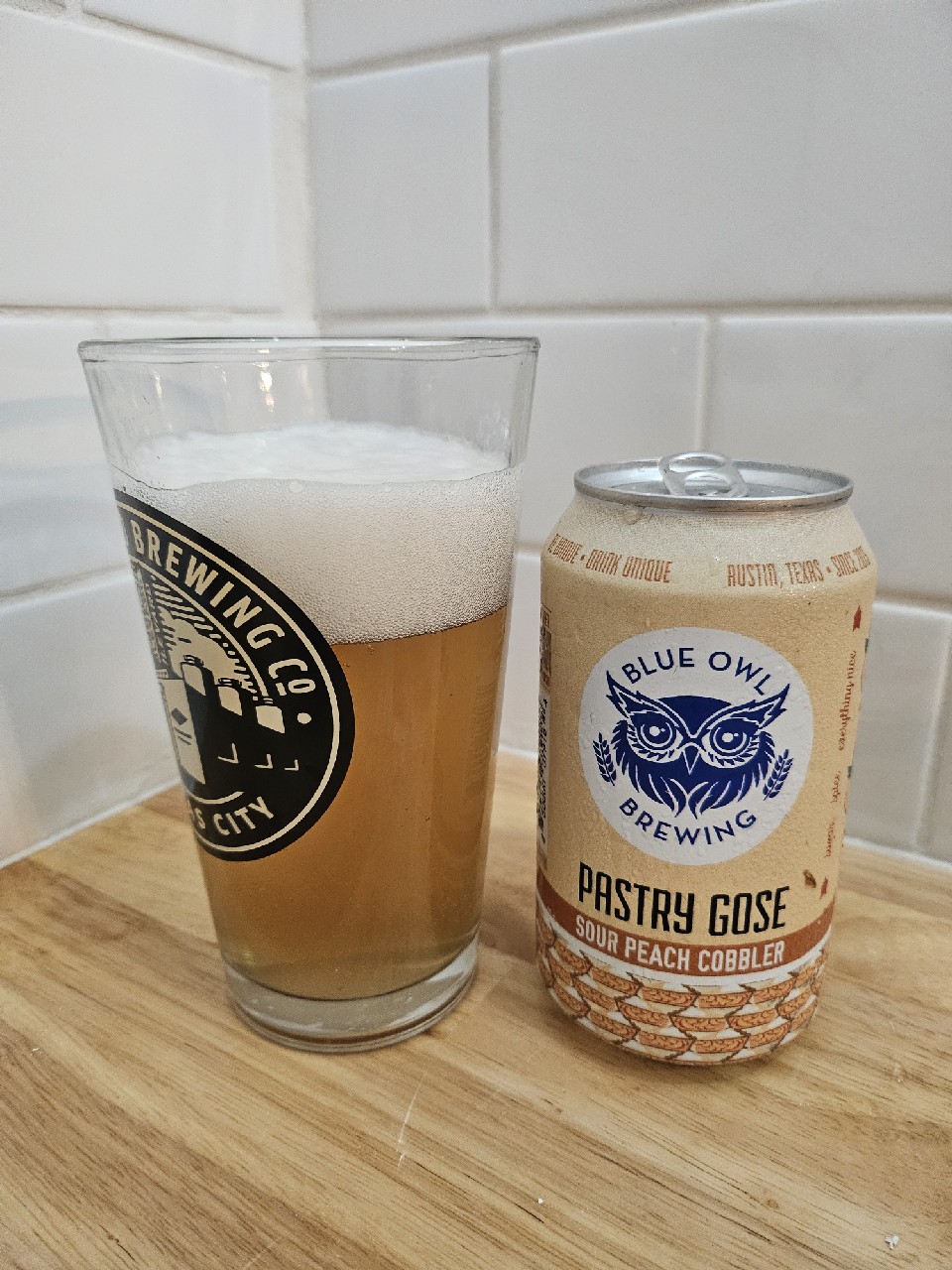 Pastry Gose - Sour Peach Cobbler, Blue Owl Brewing