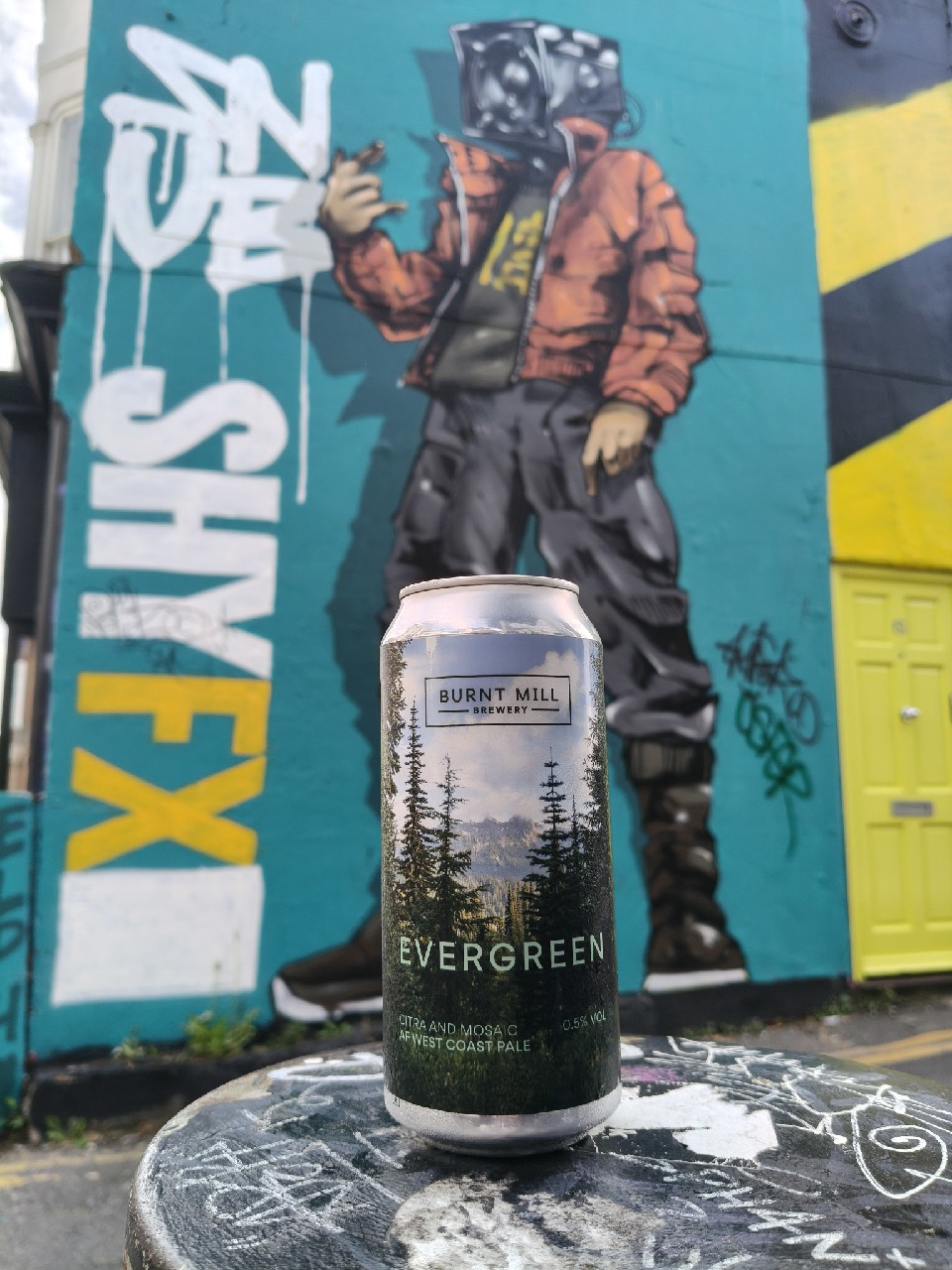 Evergreen, Burnt Mill Brewery