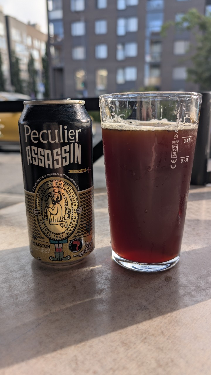 Peculier Assassin, Rooster's Brewing Co.