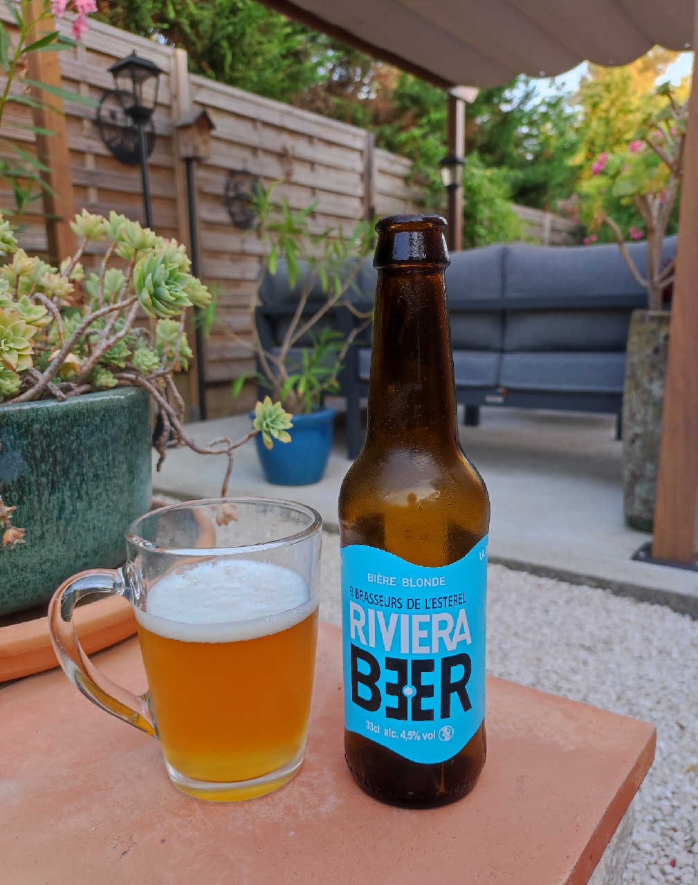 Riviera Beer Blonde, Les Brasseurs De L'Esterel (Riviera Beer)