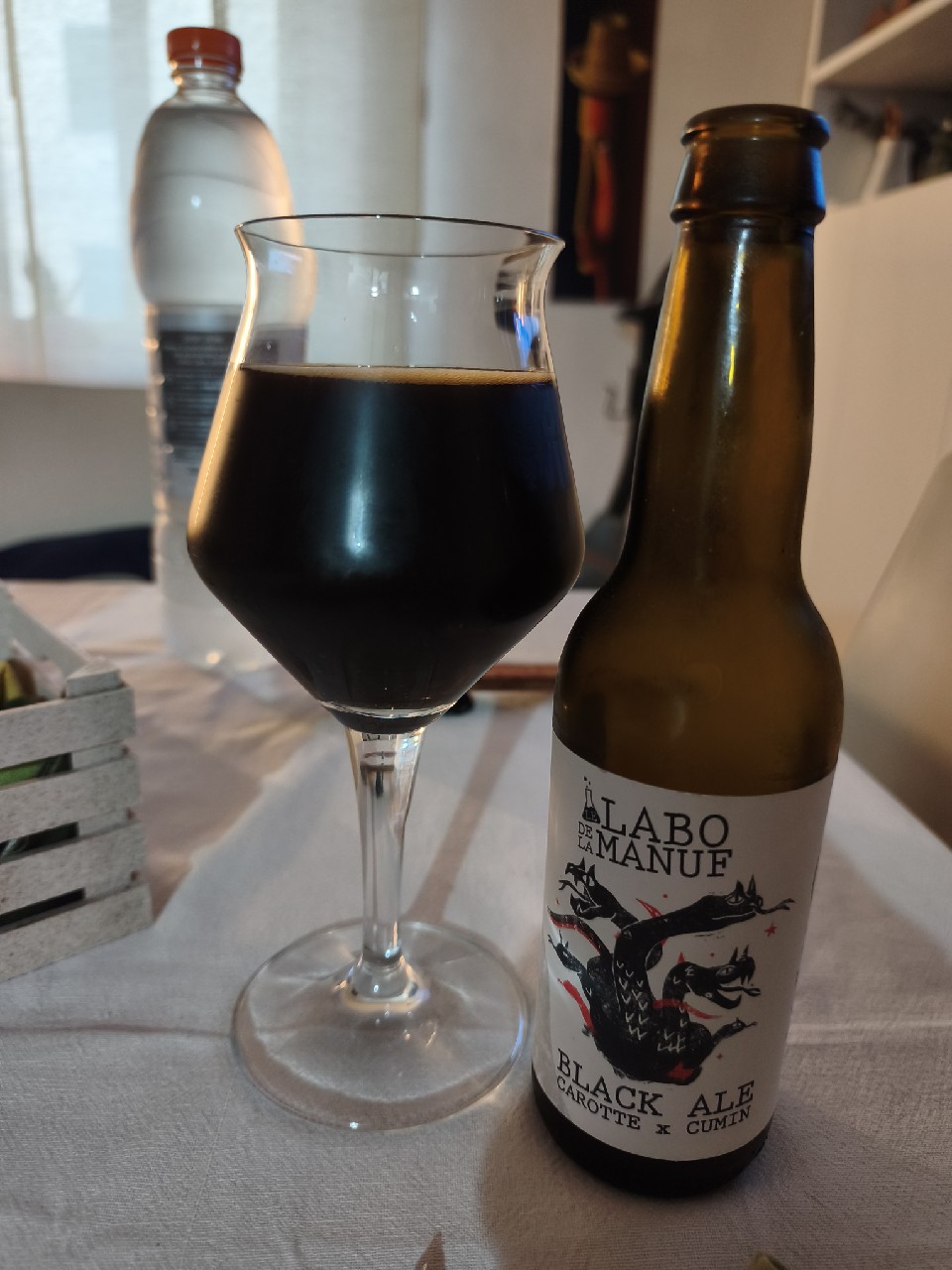 black ale carotte cumin, La Manufacture De Bières