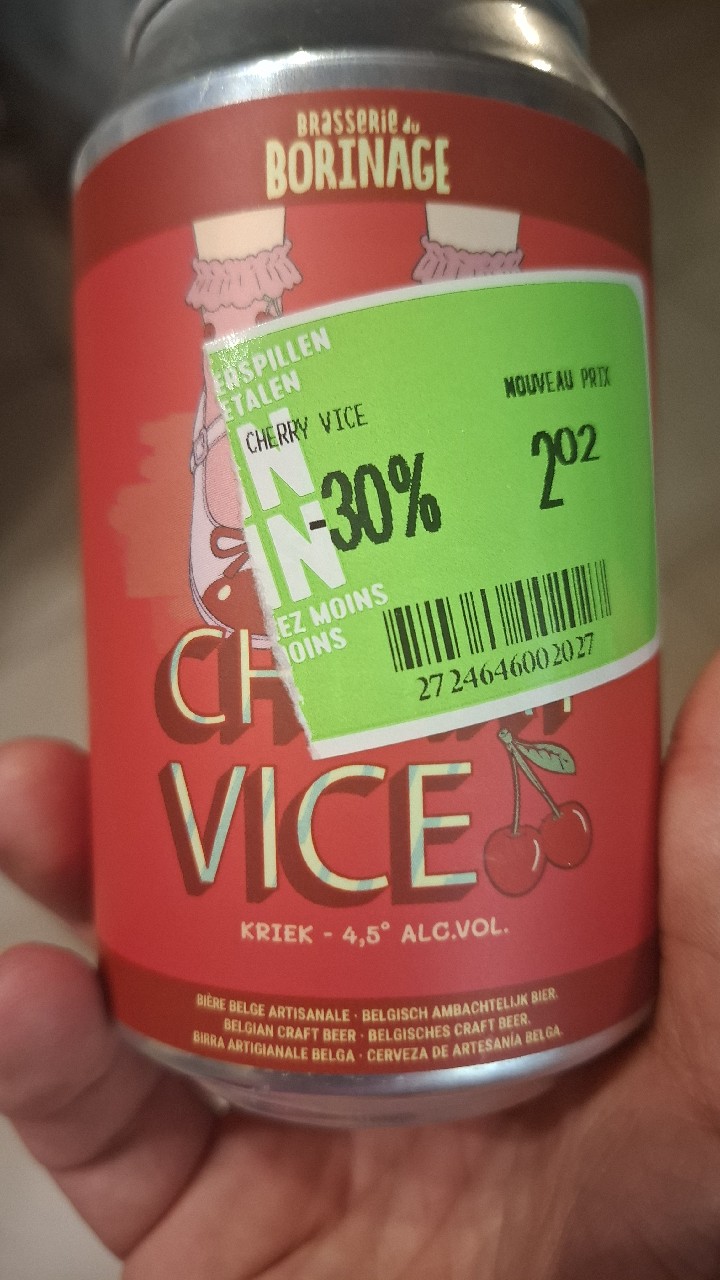 Cherry vice, Brasserie du Borinage