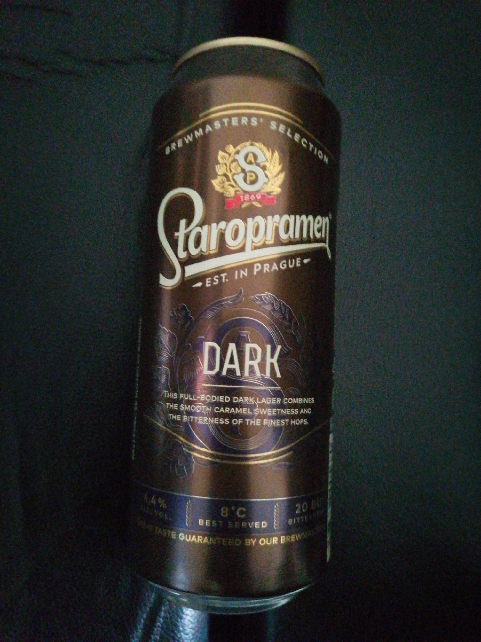 Staropramen Černý / Dark, Czech Republic