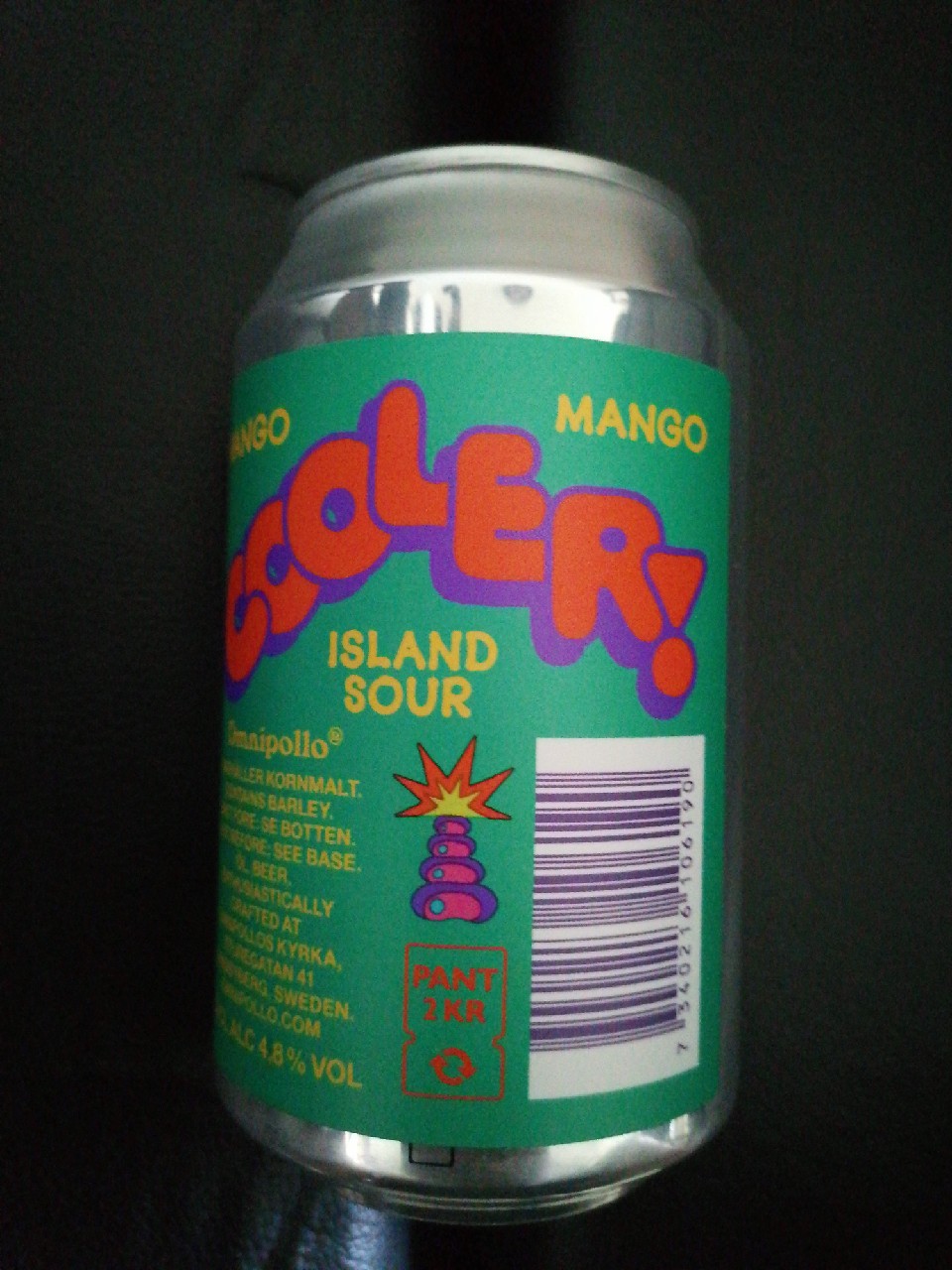 Mango Cooler! Island Sour, Sweden