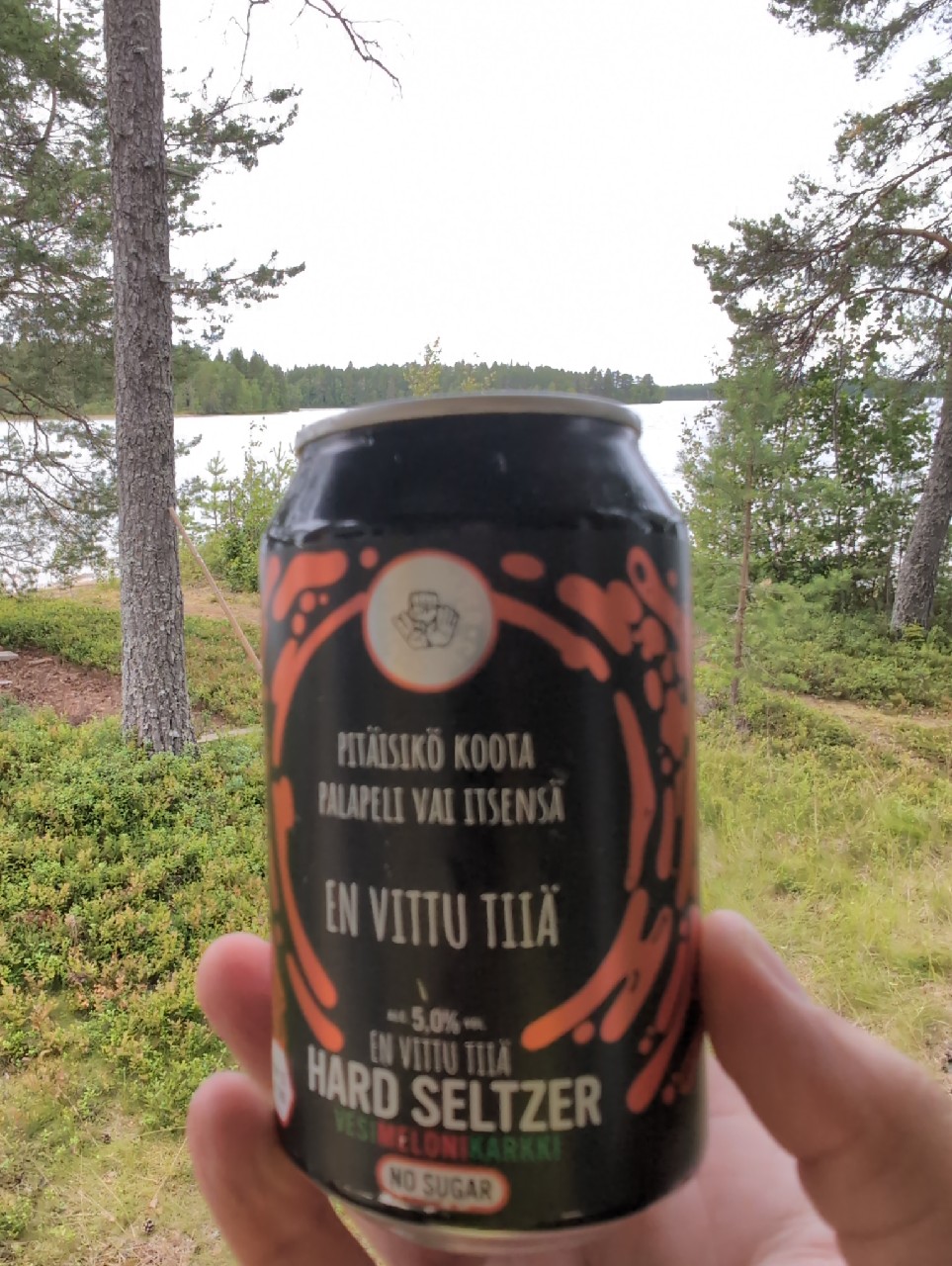 En Vittu Tiiä Hard Seltzer Vesimelonikarkki, Finland