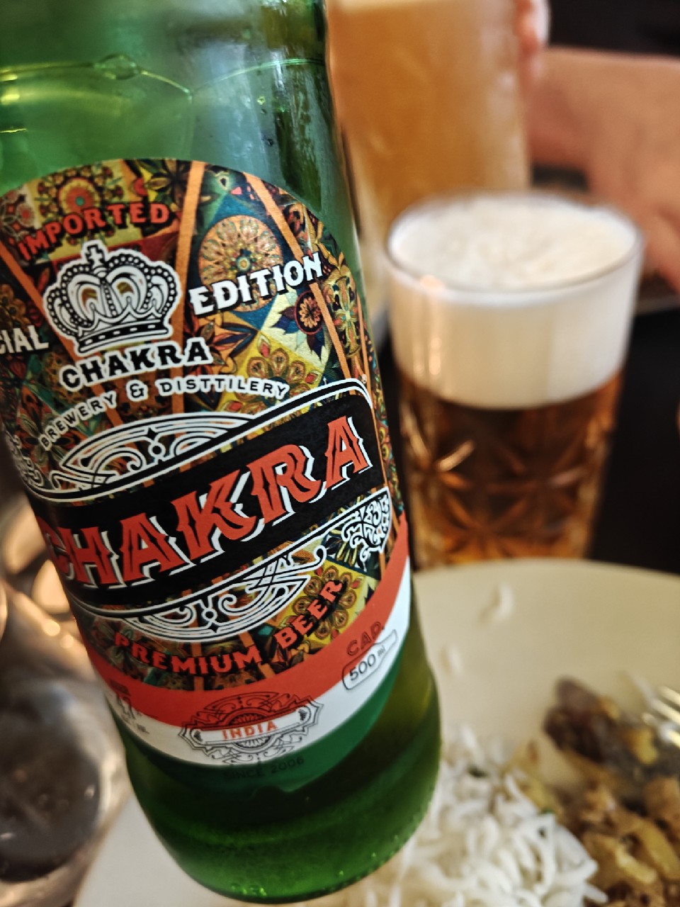 Chakra Premium Beer, India
