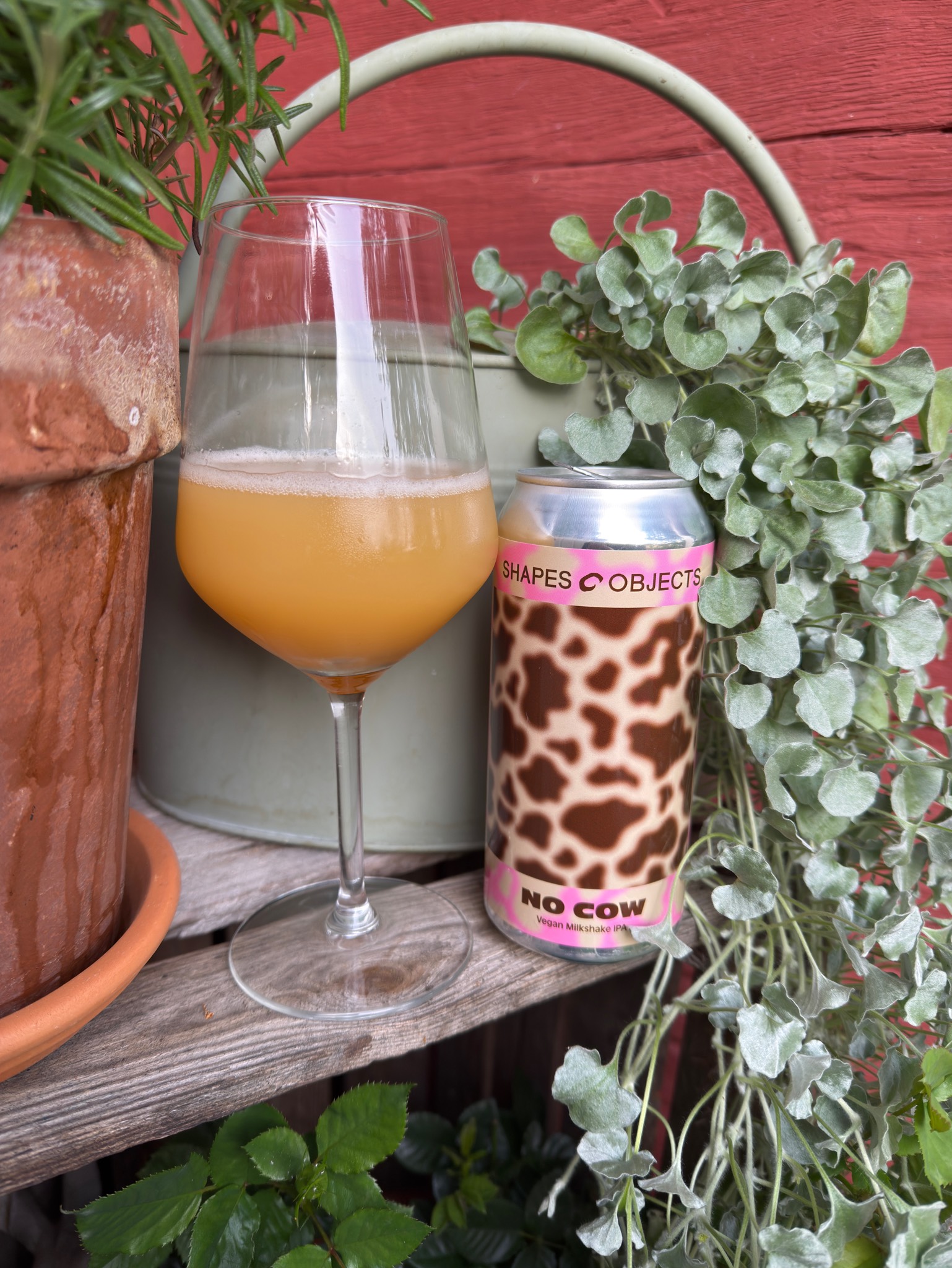 No Cow Vegan Milkshake IPA, Crooked Moon Brewing