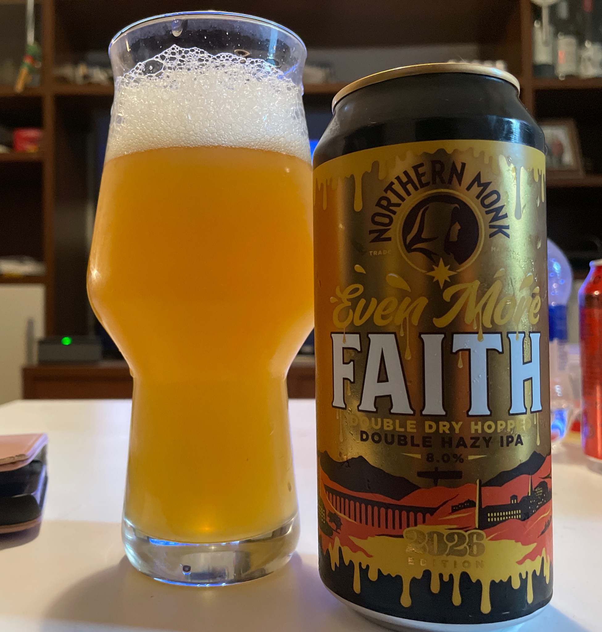 Even More Faith // Double Dry Hopped Double Hazy IPA // 2026 Edition, Northern Monk Brew Co.