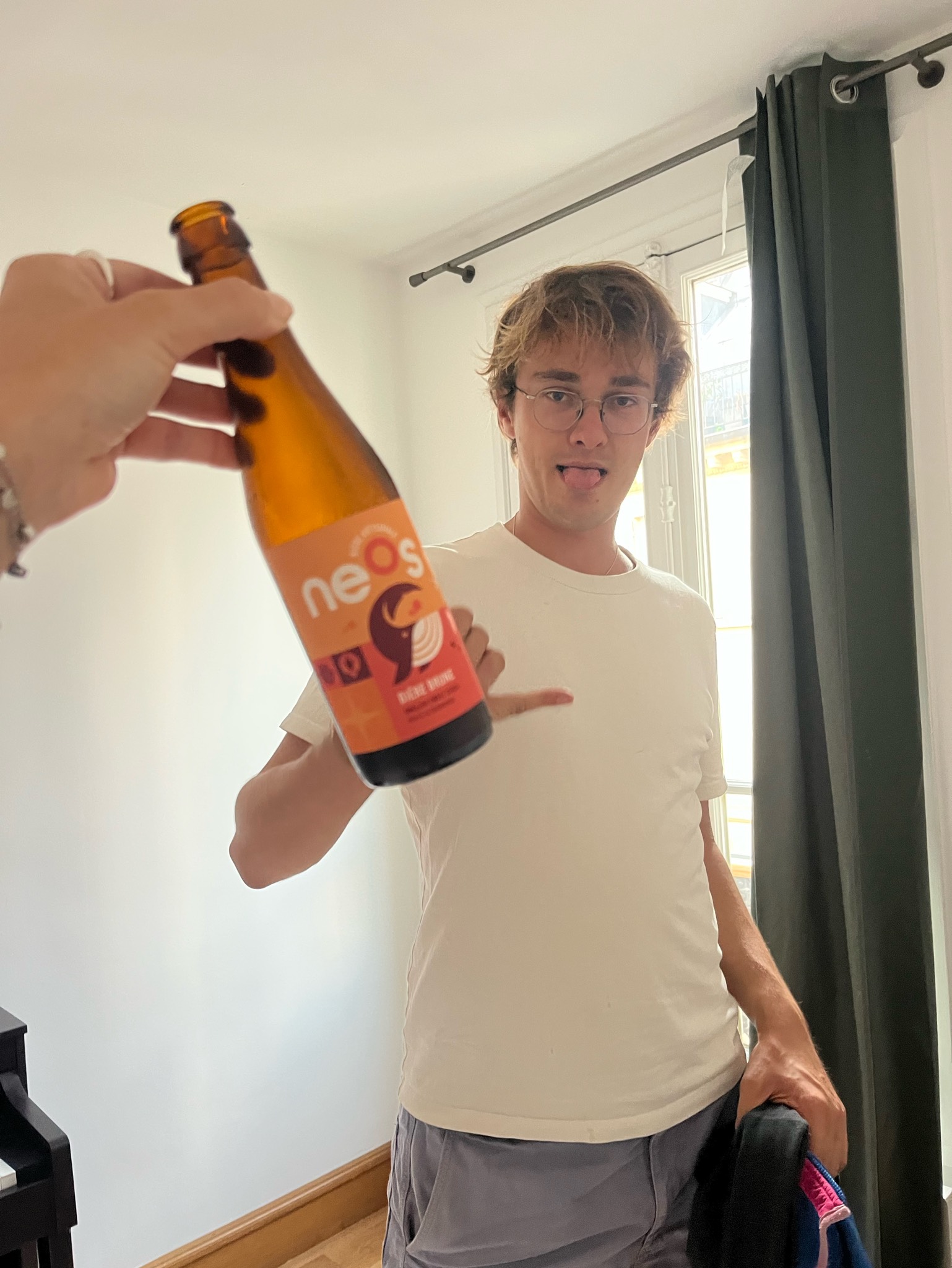 Neos bière brune, Brasserie Quatre Dames (NEOS)