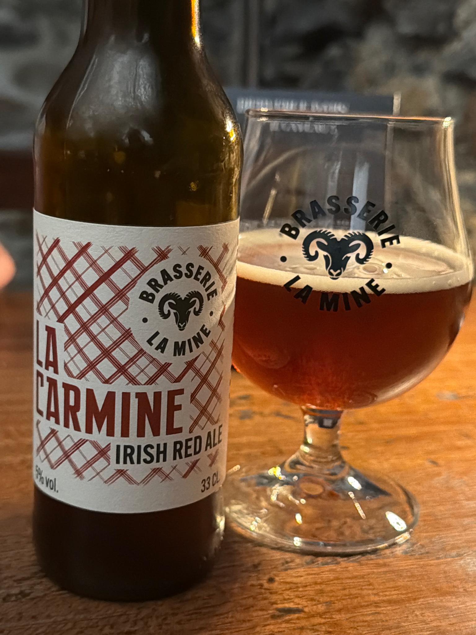 La carmine, Brasserie La Mine