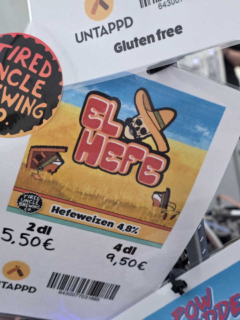 El Hefe Weizen, Tired Uncle Brewing Co.