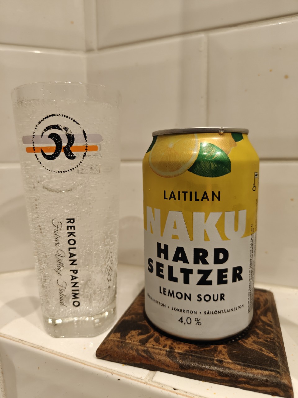 Laitilan Naku Hard Seltzer Lemon Sour 4%, Finland