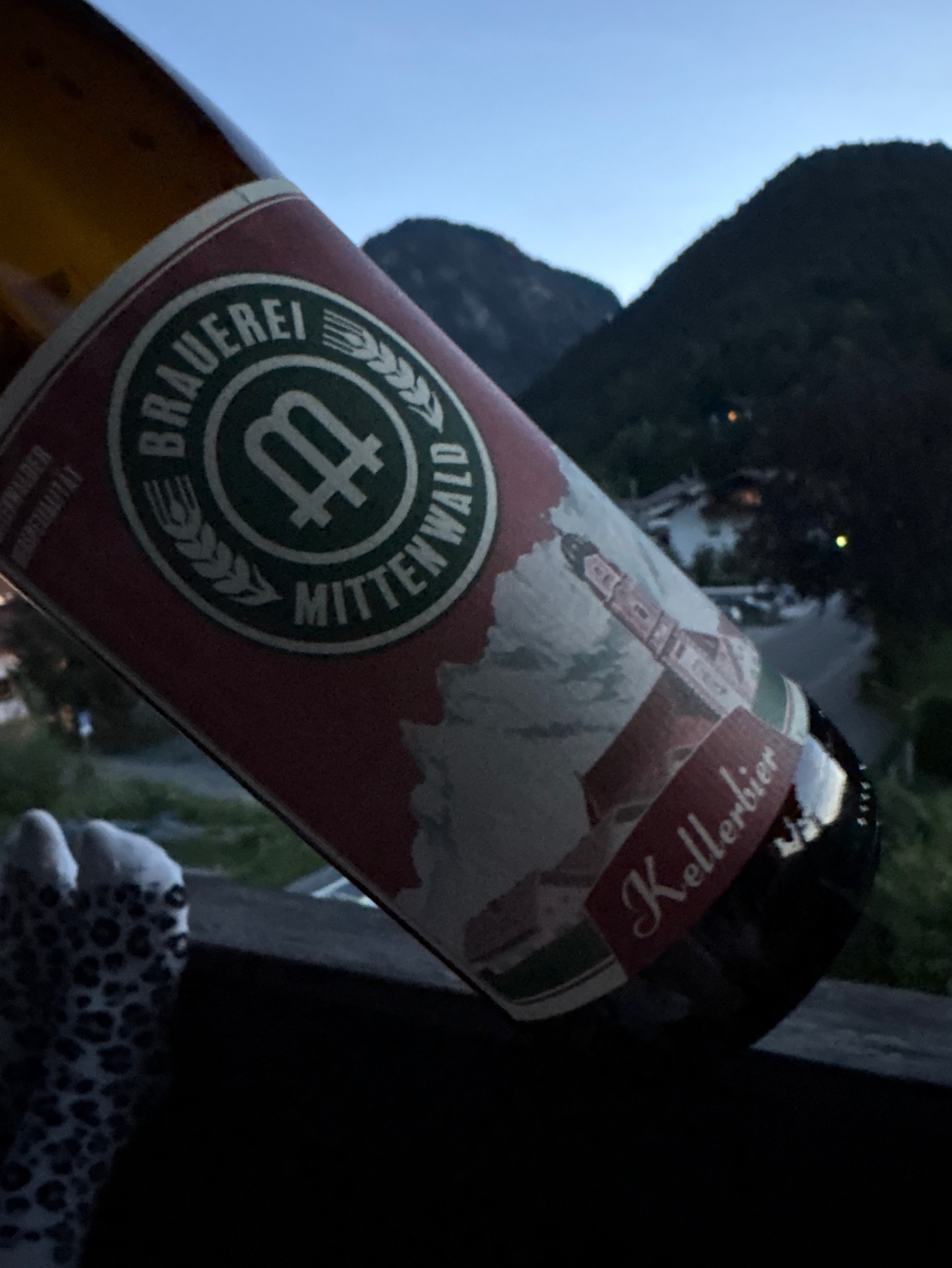 Mittenwalder Naturtrübes Kellerbier, Brauerei Mittenwald