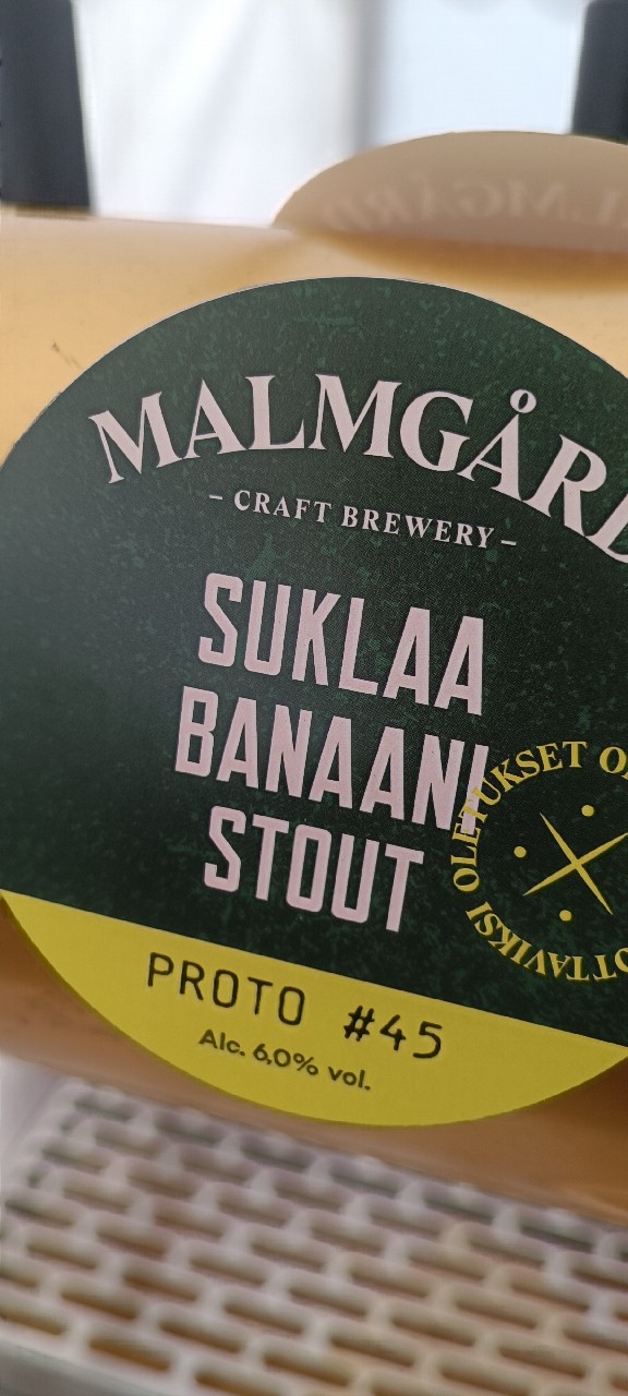 Proto #45 Suklaa Banaani Stout, Malmgårdin Panimo