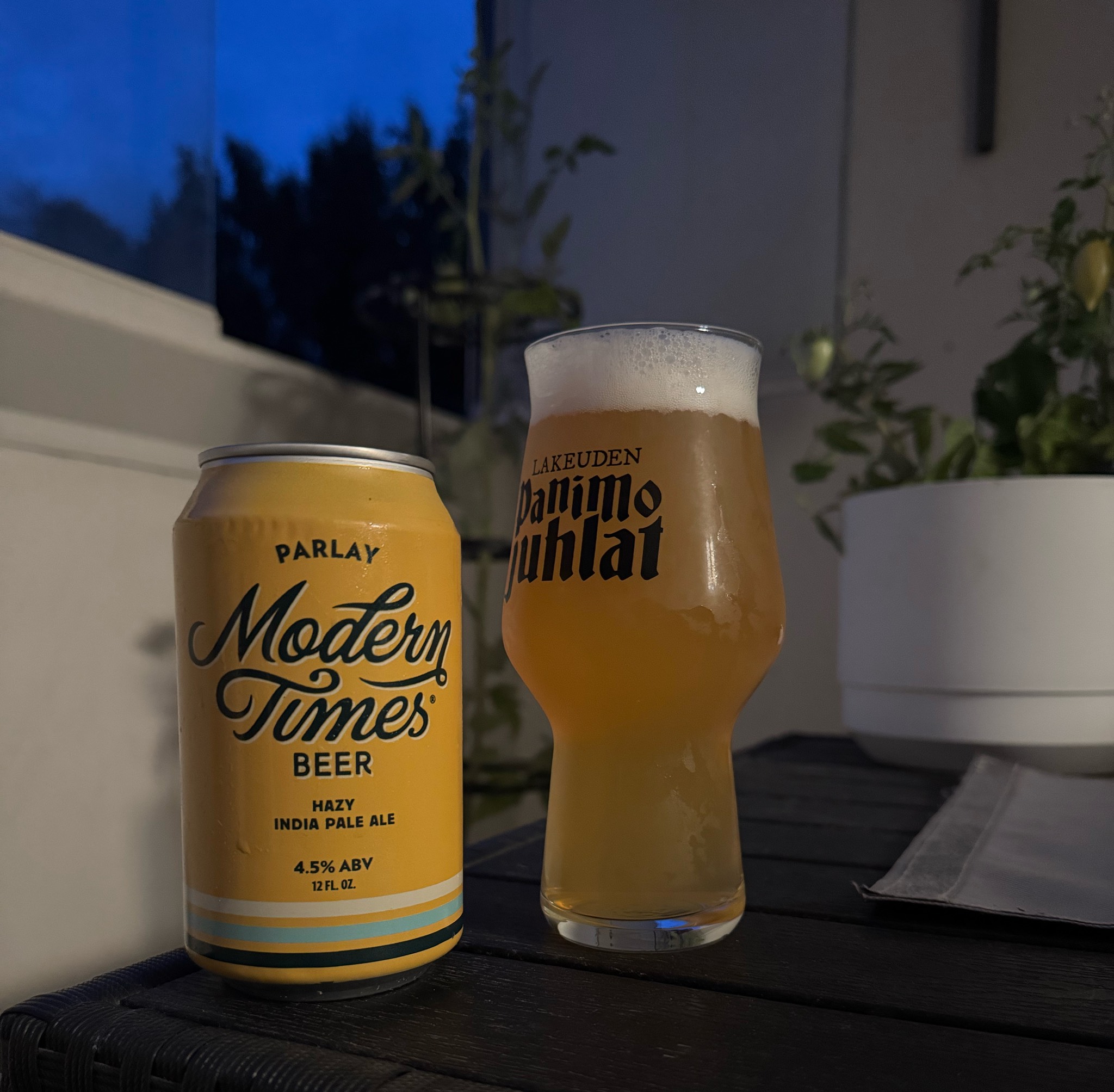 Parlay hazy ipa, Modern Times Beer
