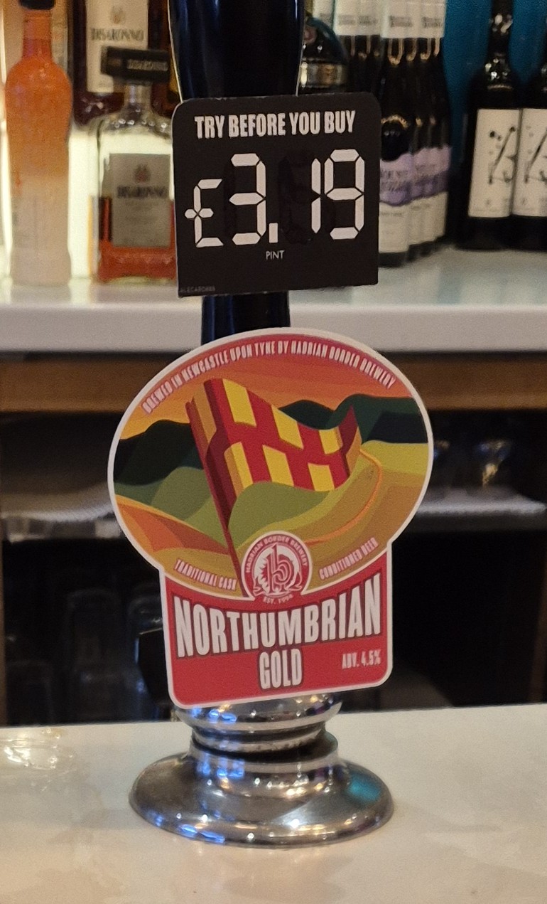 Northumbrian Gold, The Hadrian Border Brewing Co