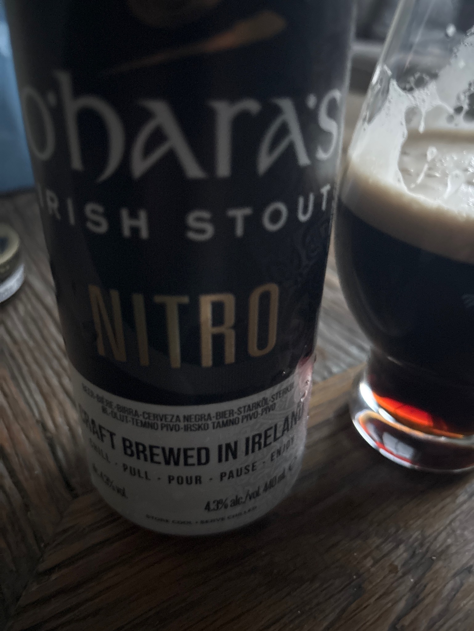 O'Hara's Irish Stout Nitro, O'Hara's Brewery (Carlow Brewing Company)