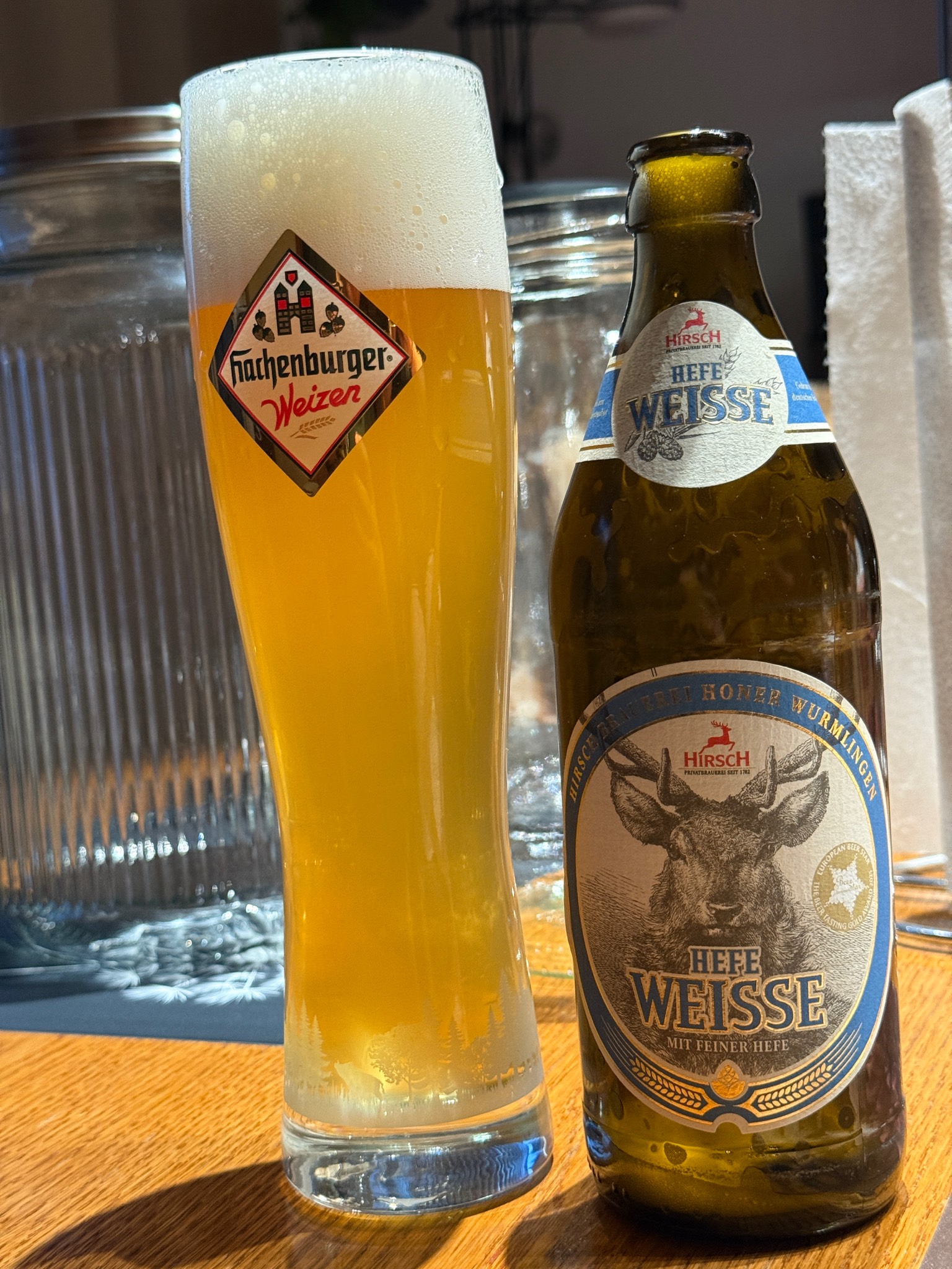 Hirsch Hefe Weisse, Hirsch-Brauerei Honer