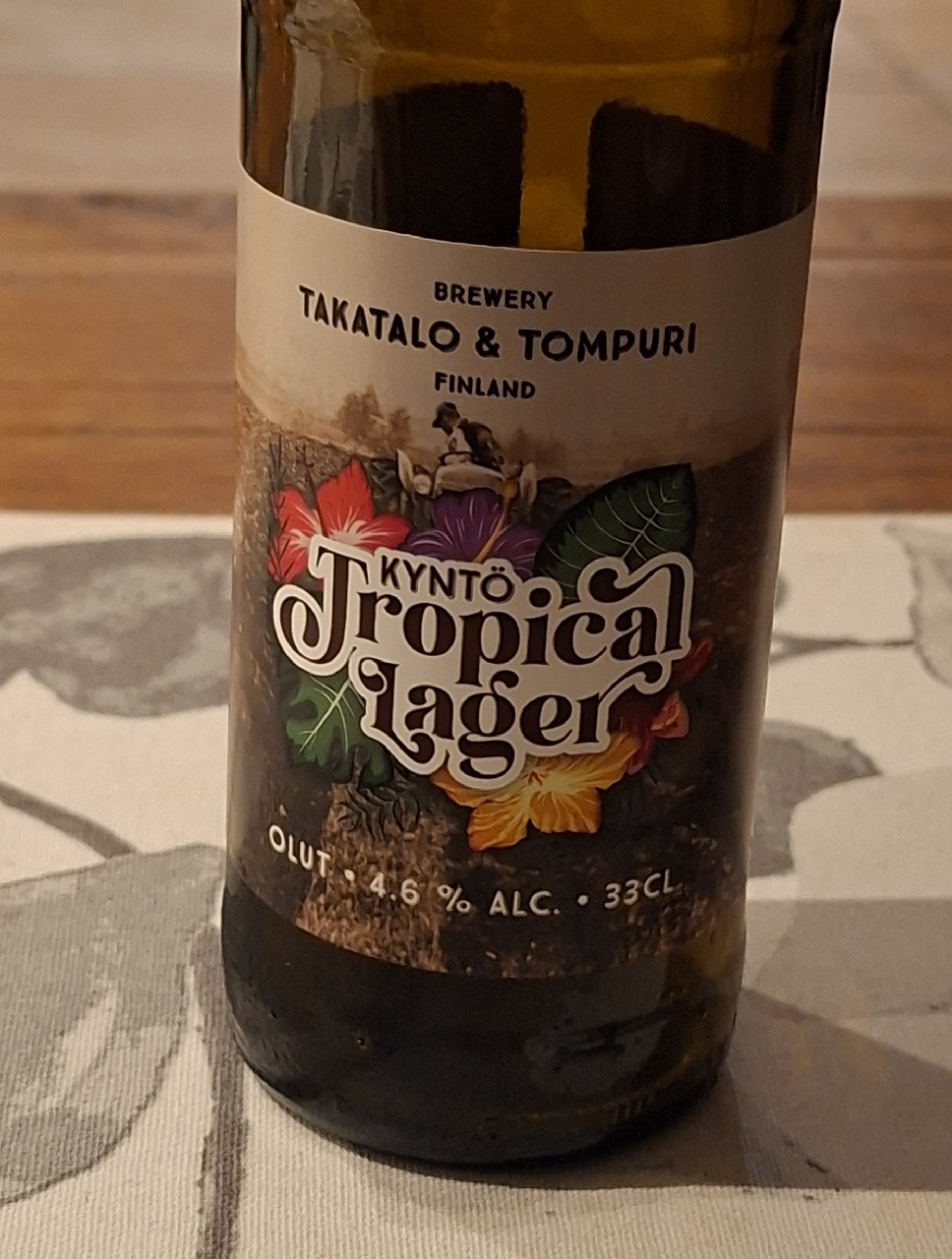 Kyntö Tropical Lager, Takatalo & Tompuri Brewery
