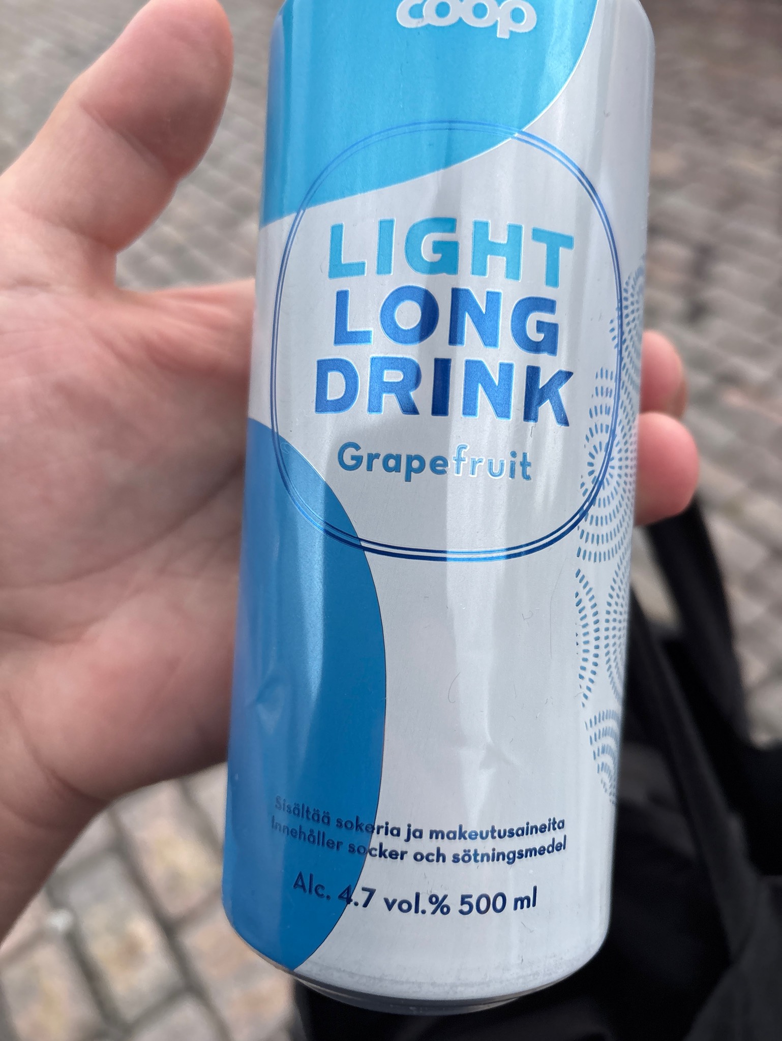 Coop Grapefruit Long Drink Light, Finland
