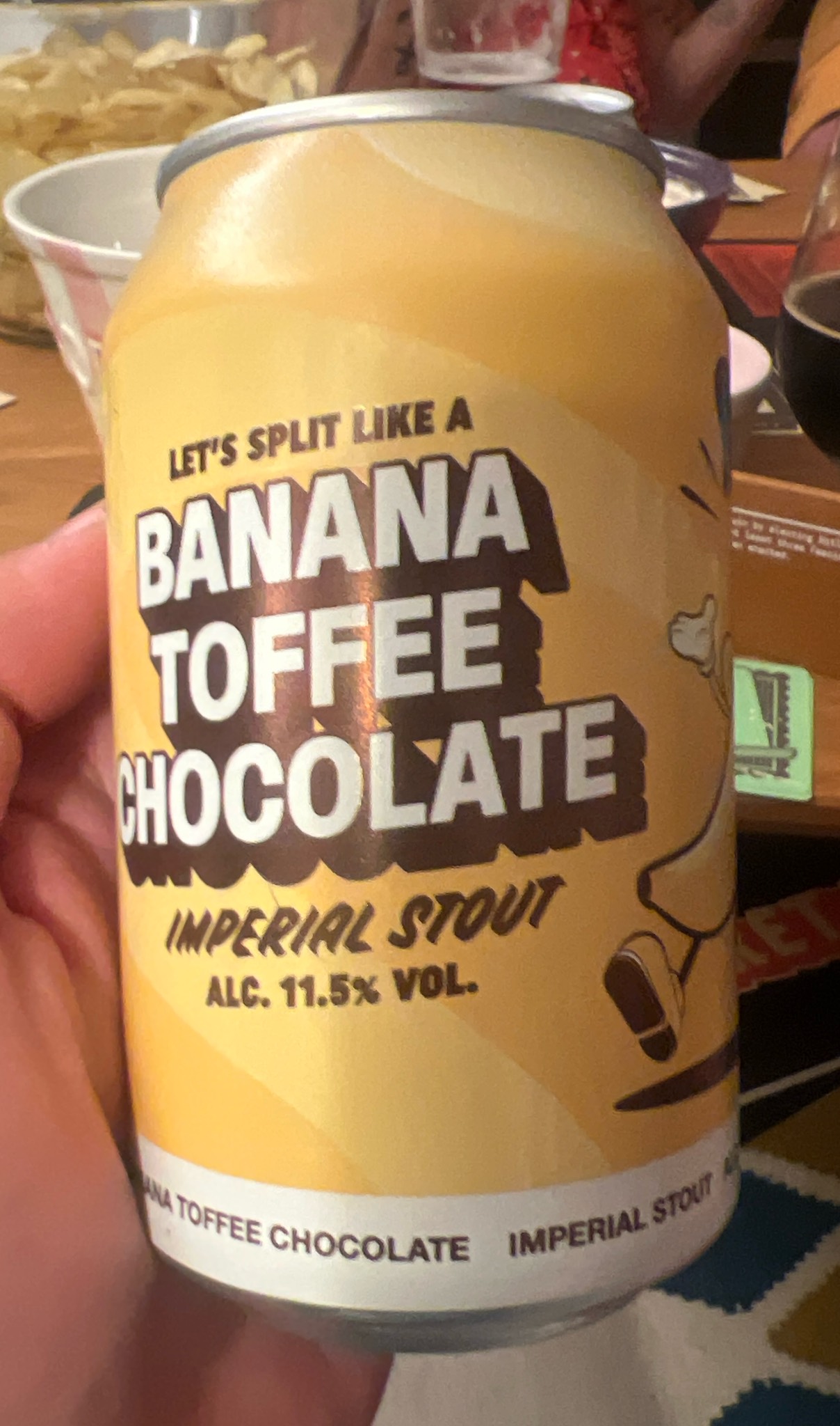 Banana Toffee Chocolate, Sweden