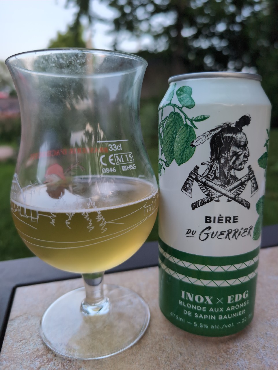 Bière du guerrier, Inox