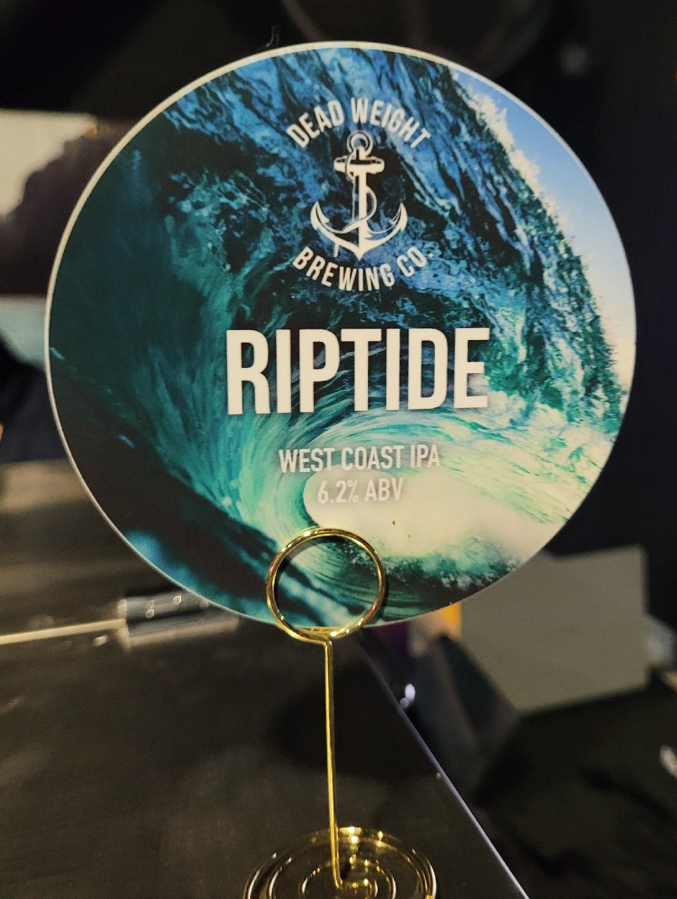 Riptide, Dead Weight Brewing Co.