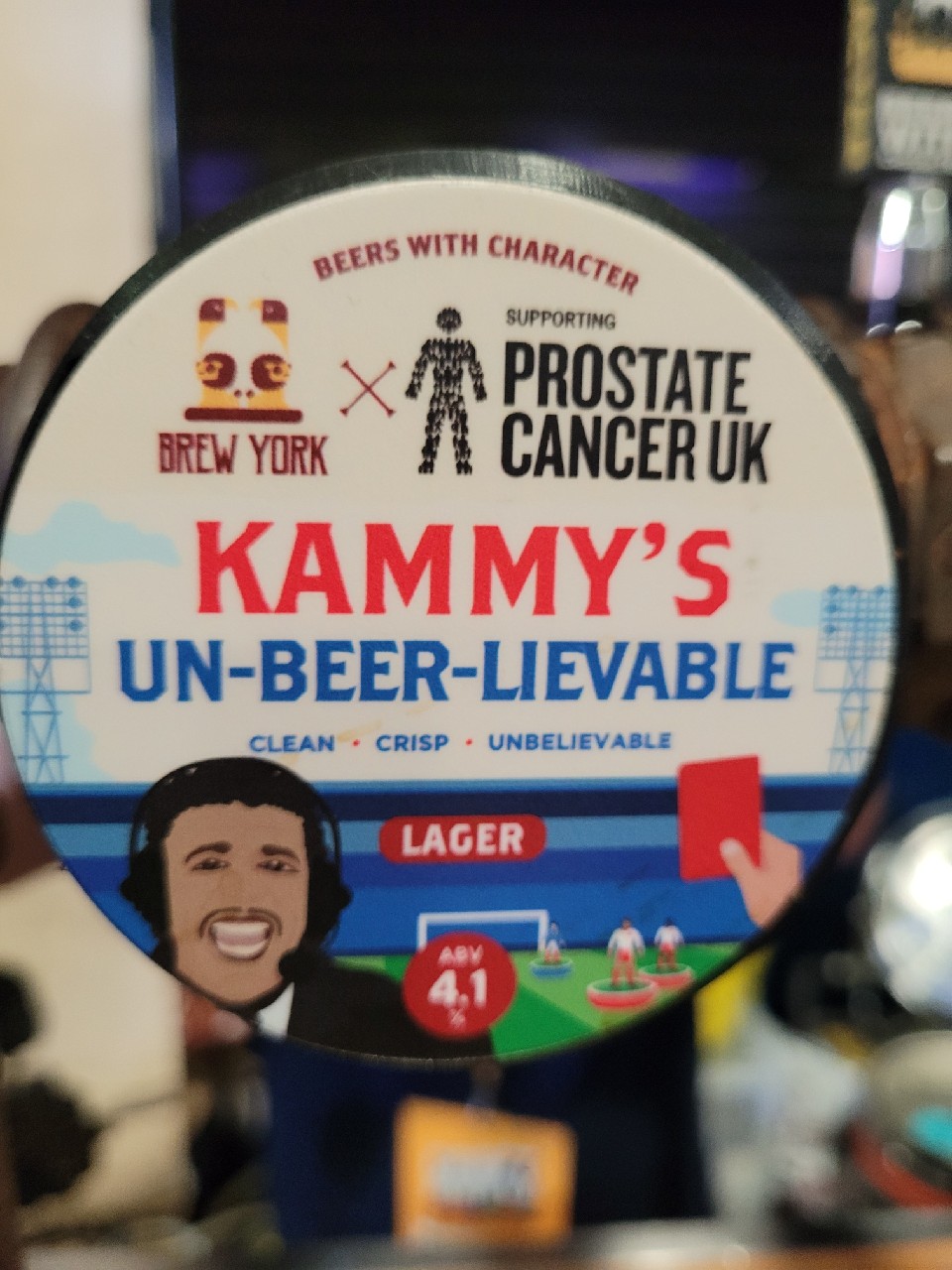 Kammy's Un-Beer-Lievable, England