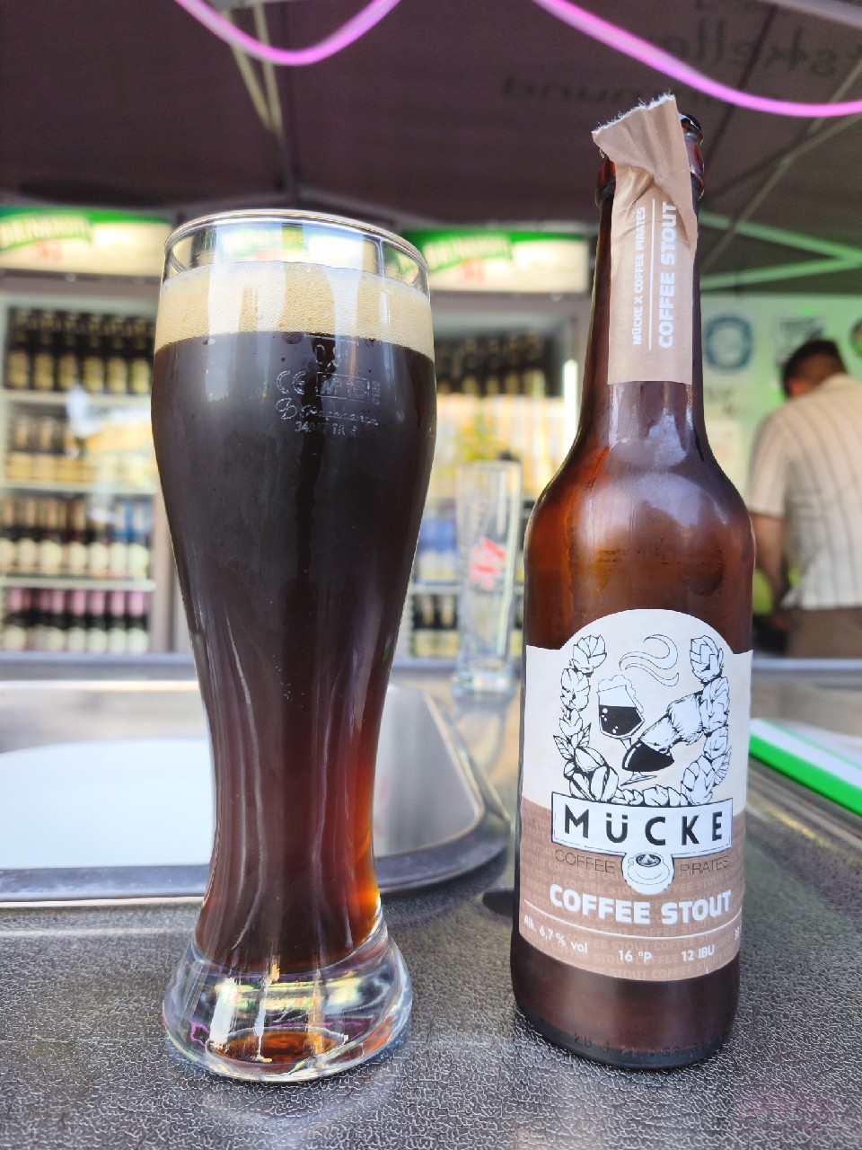 Coffee Stout, Mücke