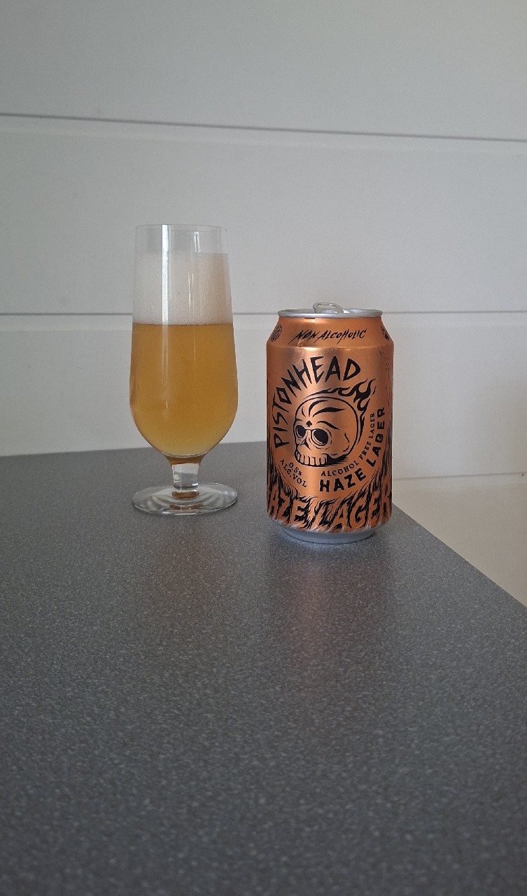 Pistonhead Haze Lager Non Alcoholic, Sweden