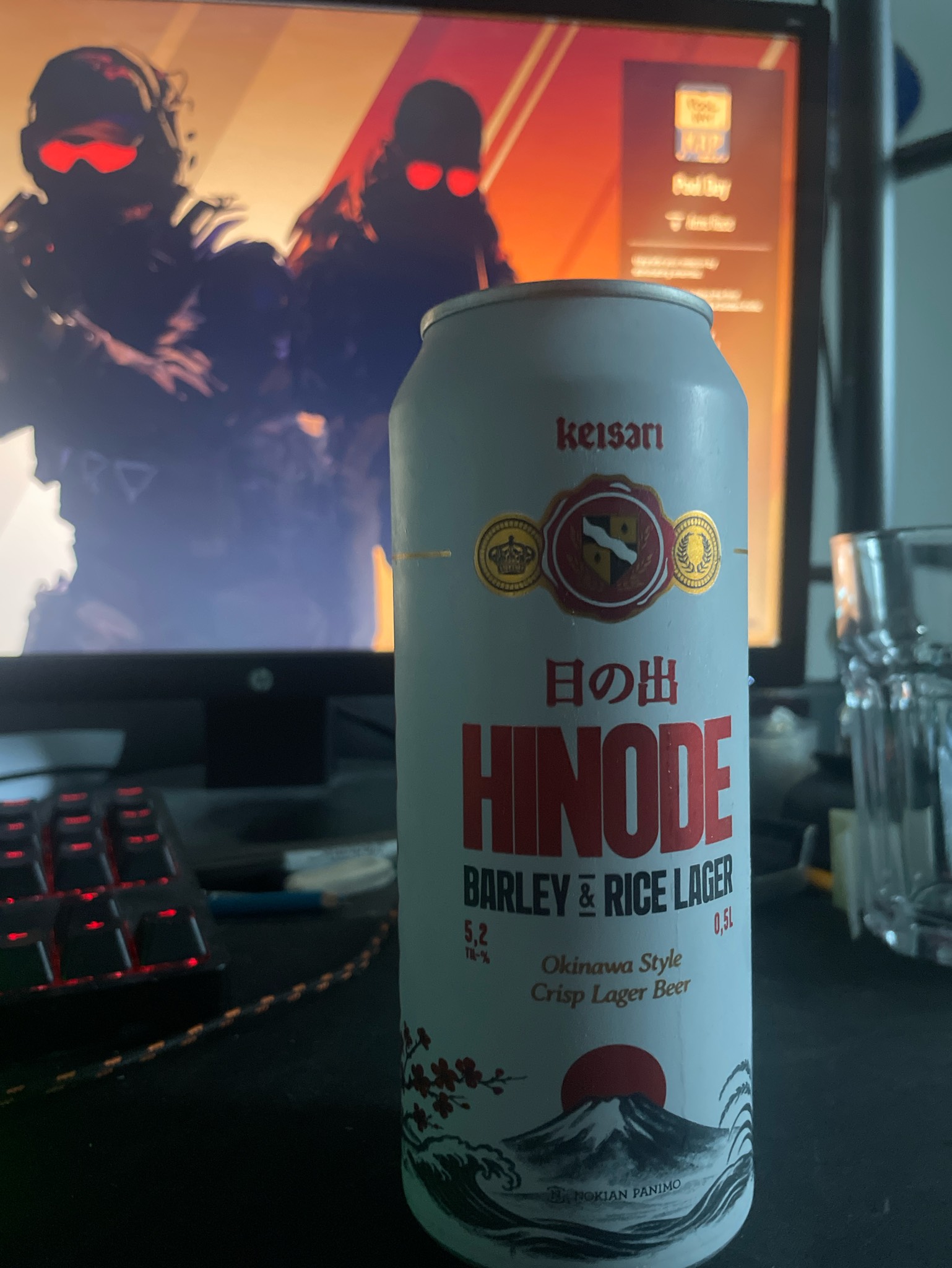 Keisari Hinode Rice Lager, Finland