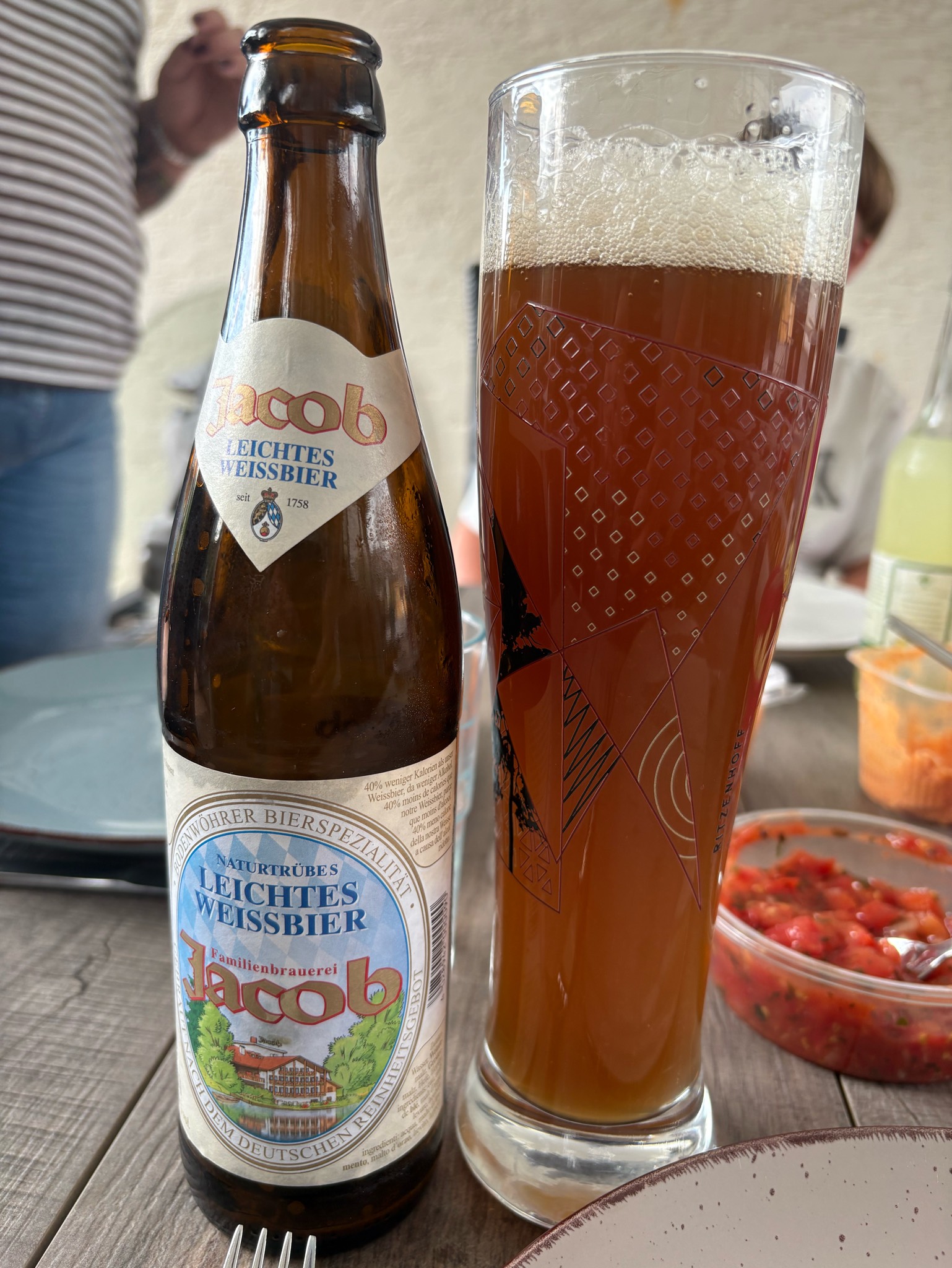 Naturtrübes Leichts Weissbier, Familienbrauerei Jacob