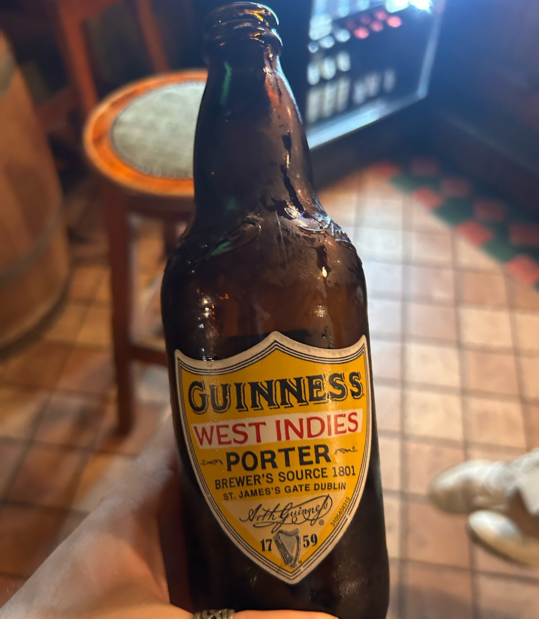 Guinness West Indies Porter, Ireland