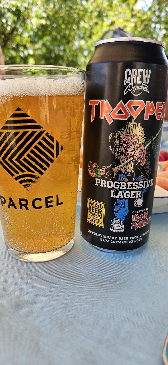 Trooper Progressive Lager, CREW Republic Brewery