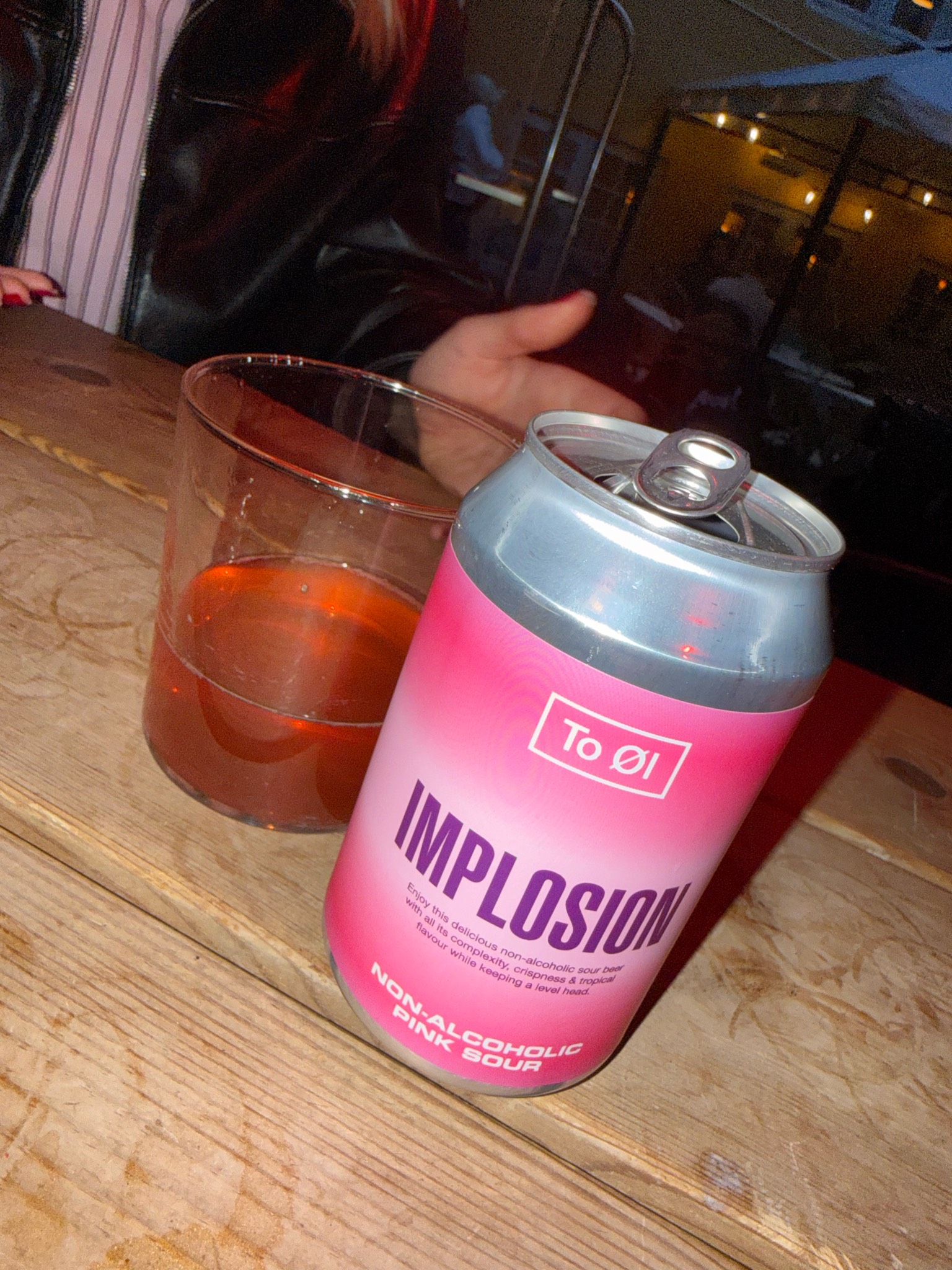 Implosion non-alcoholic pink sour, Denmark